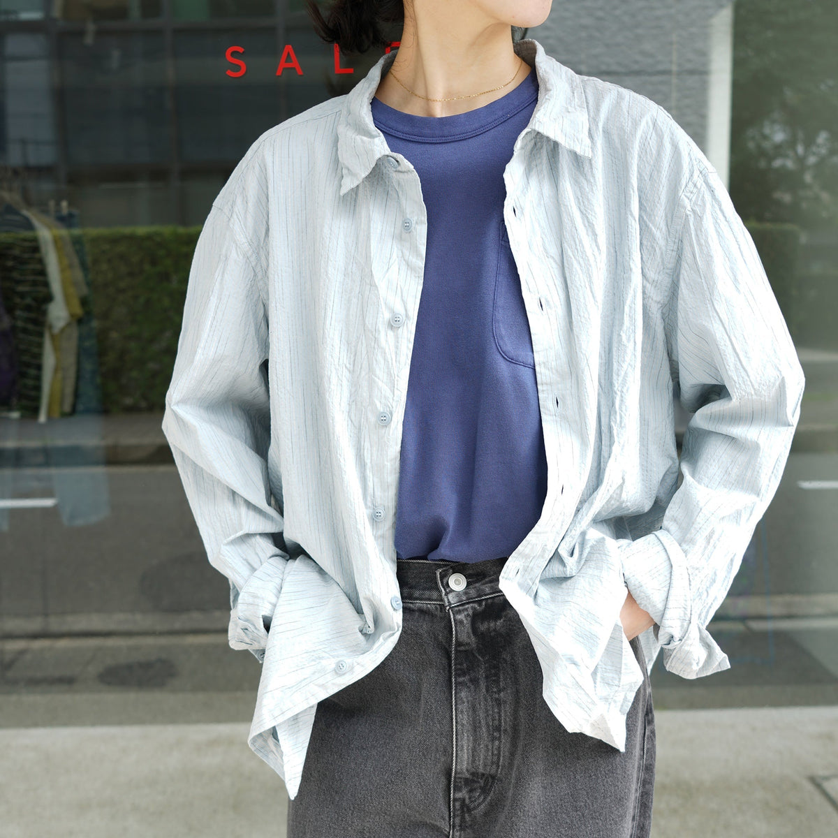 Osaka / CASEY CASEY ( ケイシーケイシー ) 26SS shirt スタイリング