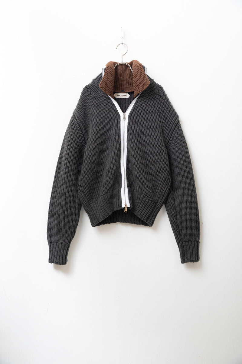 NAMACHEKO (ナマチェコ ) / EVAN ZIP CARDIGAN / カーディガン – style
