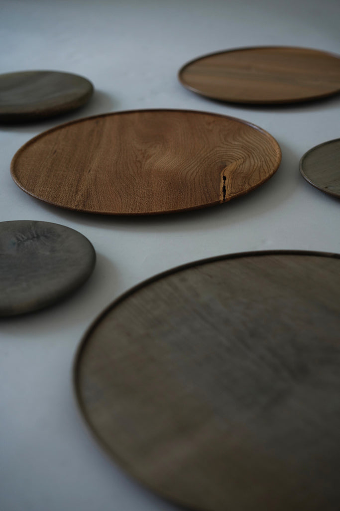 osaka / 内田悠  / 木工皿 wood working plate