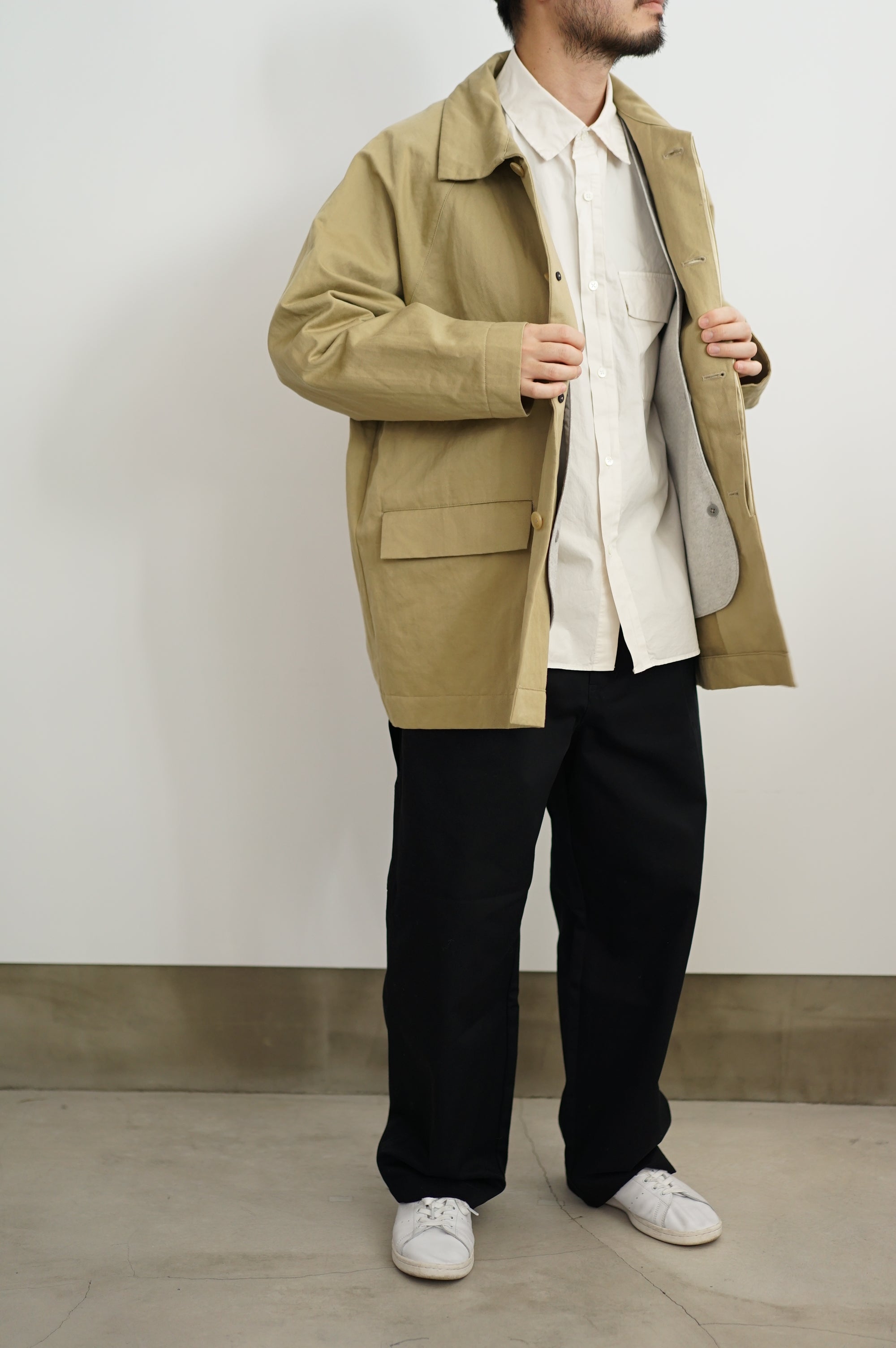 STILL BY HAND スティルバイハンド　チェック柄ジャケット　フード tokyo / STILL BY HAND (スティルバイハンド）EARLY SPRING