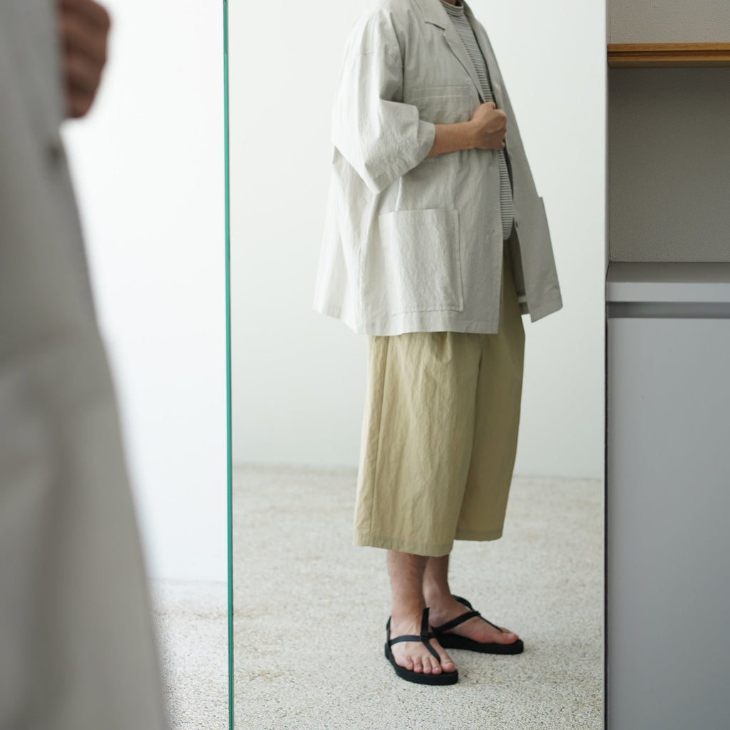 Osaka / YOKO SAKAMOTO ( ヨーコサカモト) COVERALL & BELTED TROUSERS