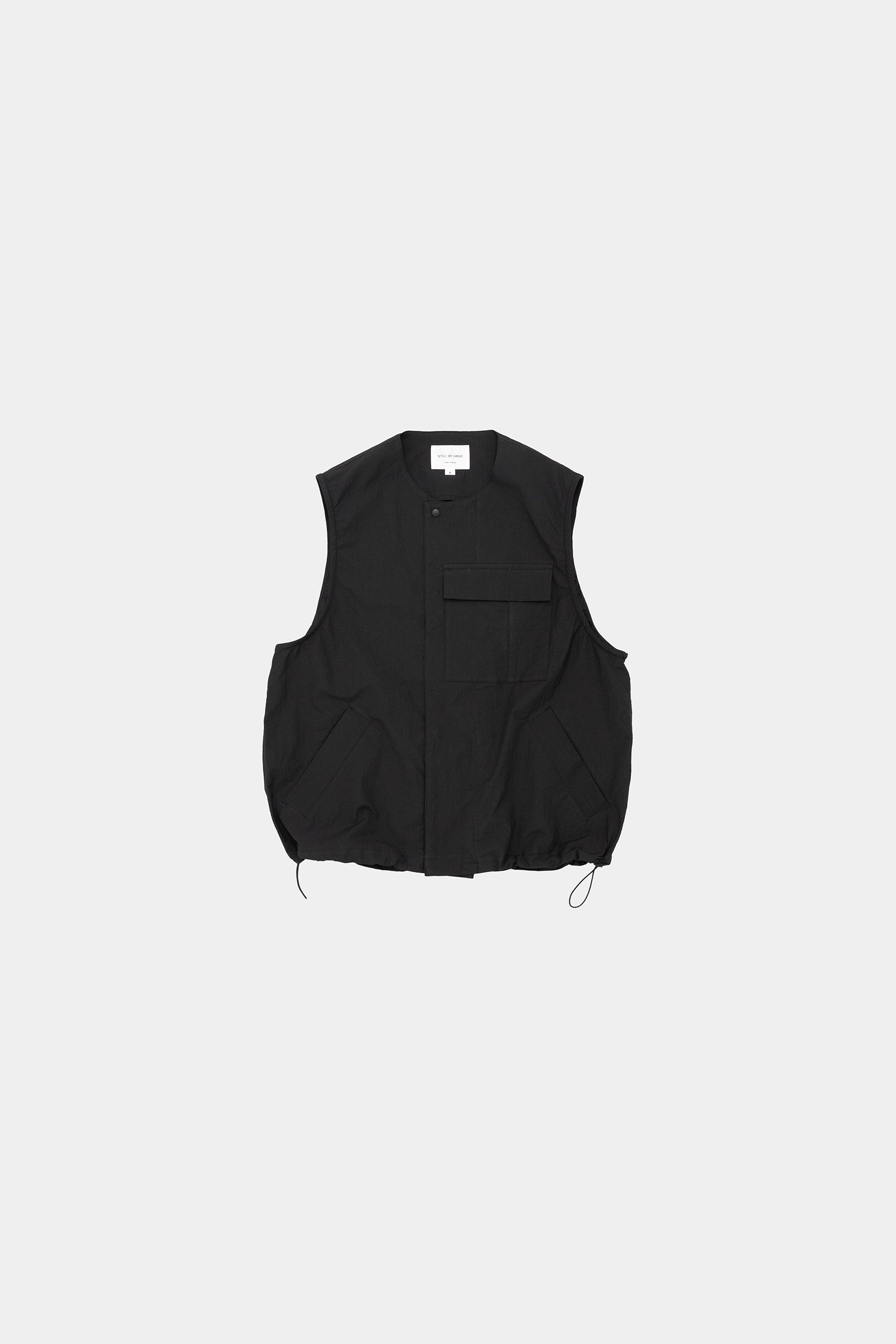 トップス 25ss STILL BY HAND VE01252 crewneck vest STILL BY HAND(スティルバイハンド) / VE01251 / ベスト – style
