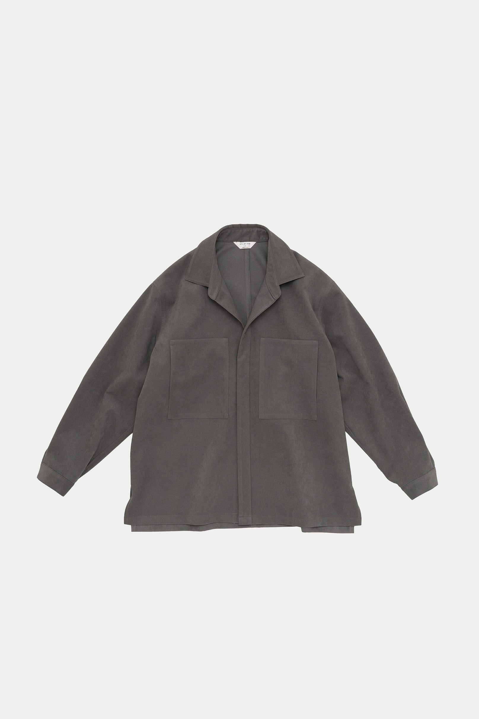 STILL BY HAND SHIRTS COAT 日本製 ショップコート 紺 STILL BY HAND SHIRTS COAT 日本製 ショップコート 紺 メンズ