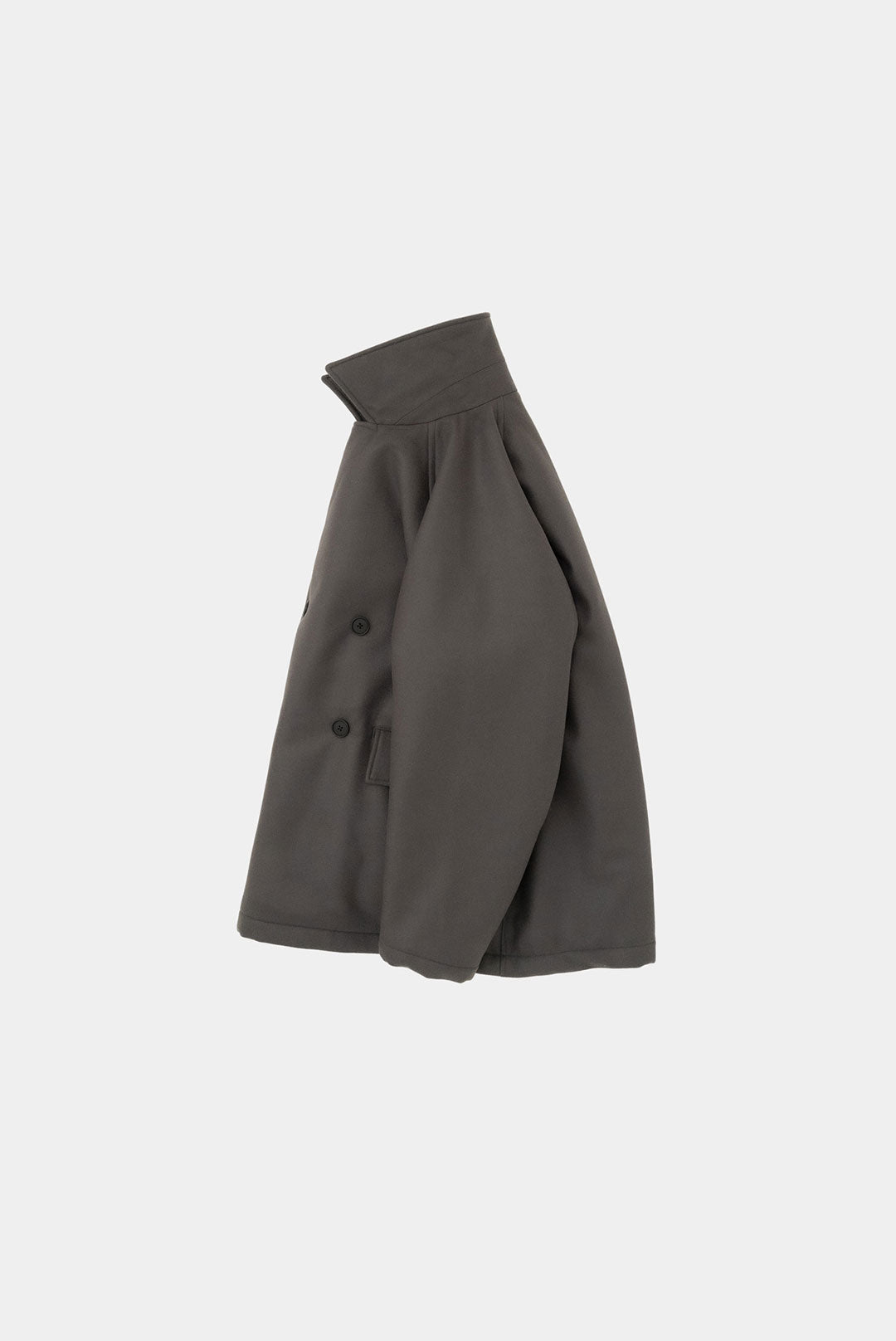 STILL BY HAND シンサレート ウール　ピーコート　CO01234 STILL BY HAND スティルバイハンド / CO01234 - KHAKI GREY