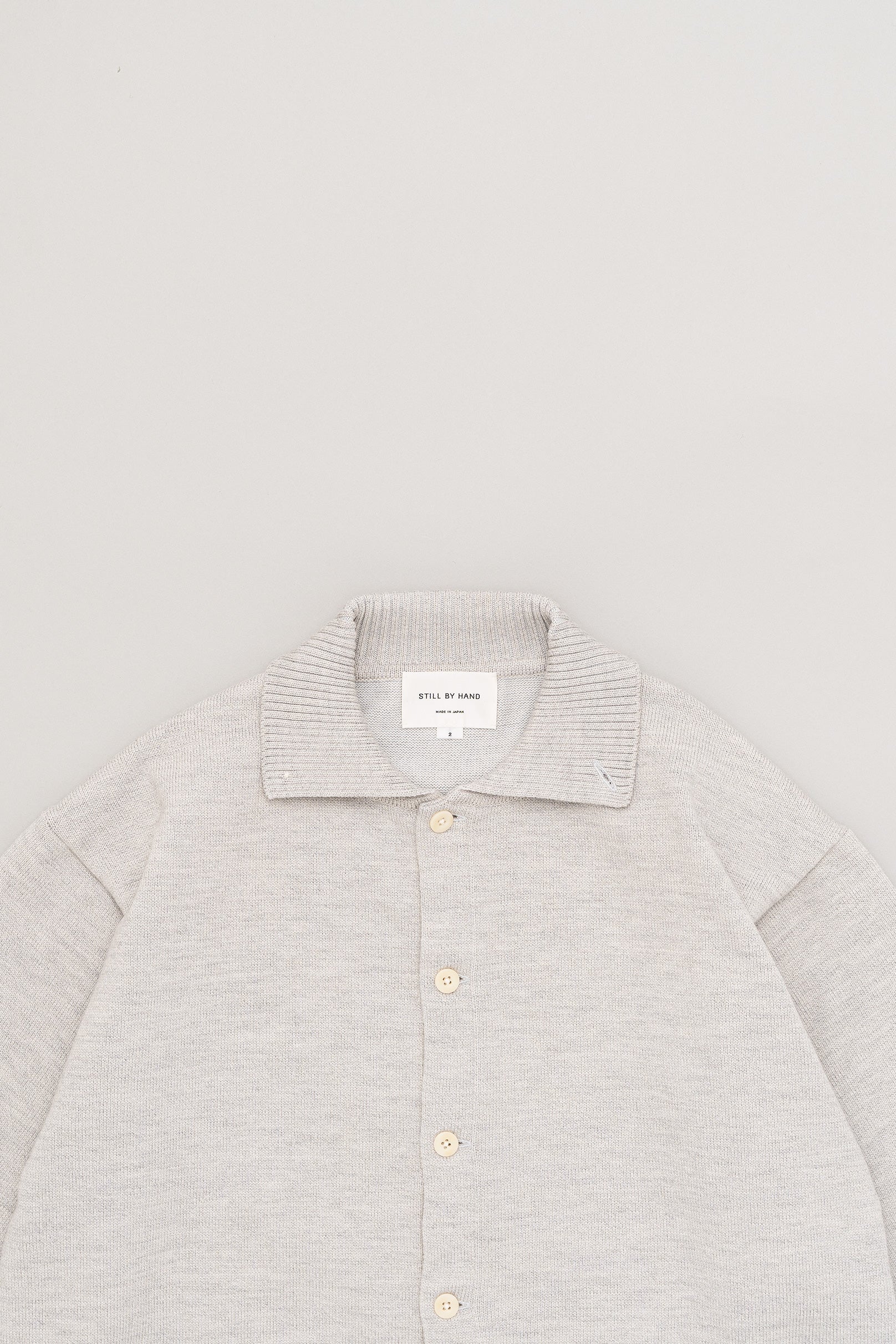 美品 still by hand リネンポリ ニットジャケット KN03211 美品 still by hand リネンポリ ニットジャケット KN03211