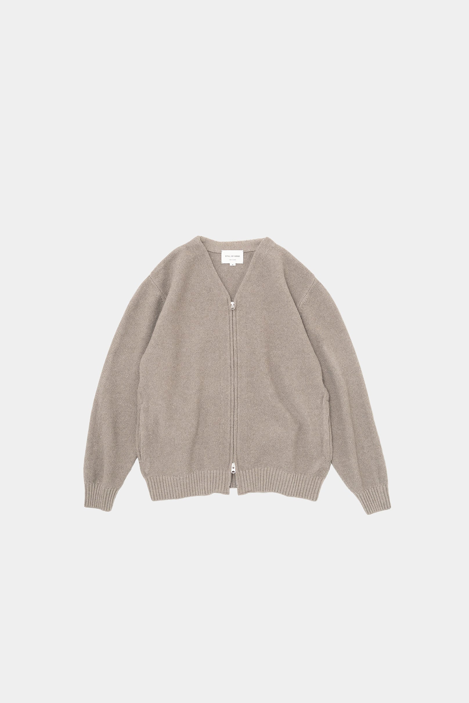 stillbyhandスティルバイハンド　シルク混ニット STILL BY HAND スティルバイハンド / KN03253 - GREY シルク混