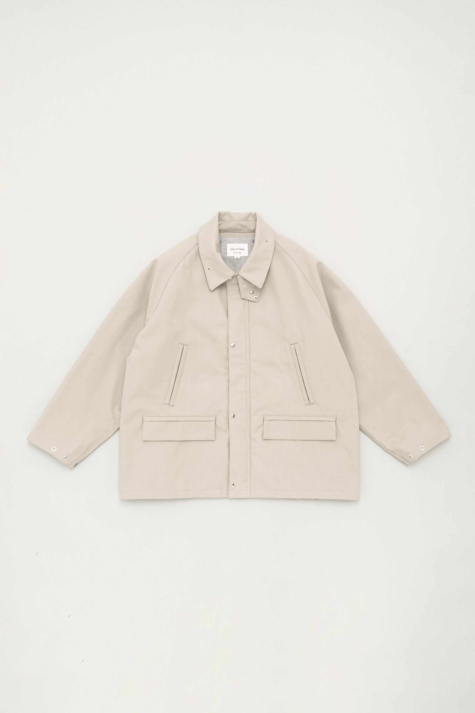 26ss STILL BY HAND CO02254 ツイルブルゾン ライナー付 STILL BY HAND スティルバイハンド / CO02254 - GREIGE デタッチャブル