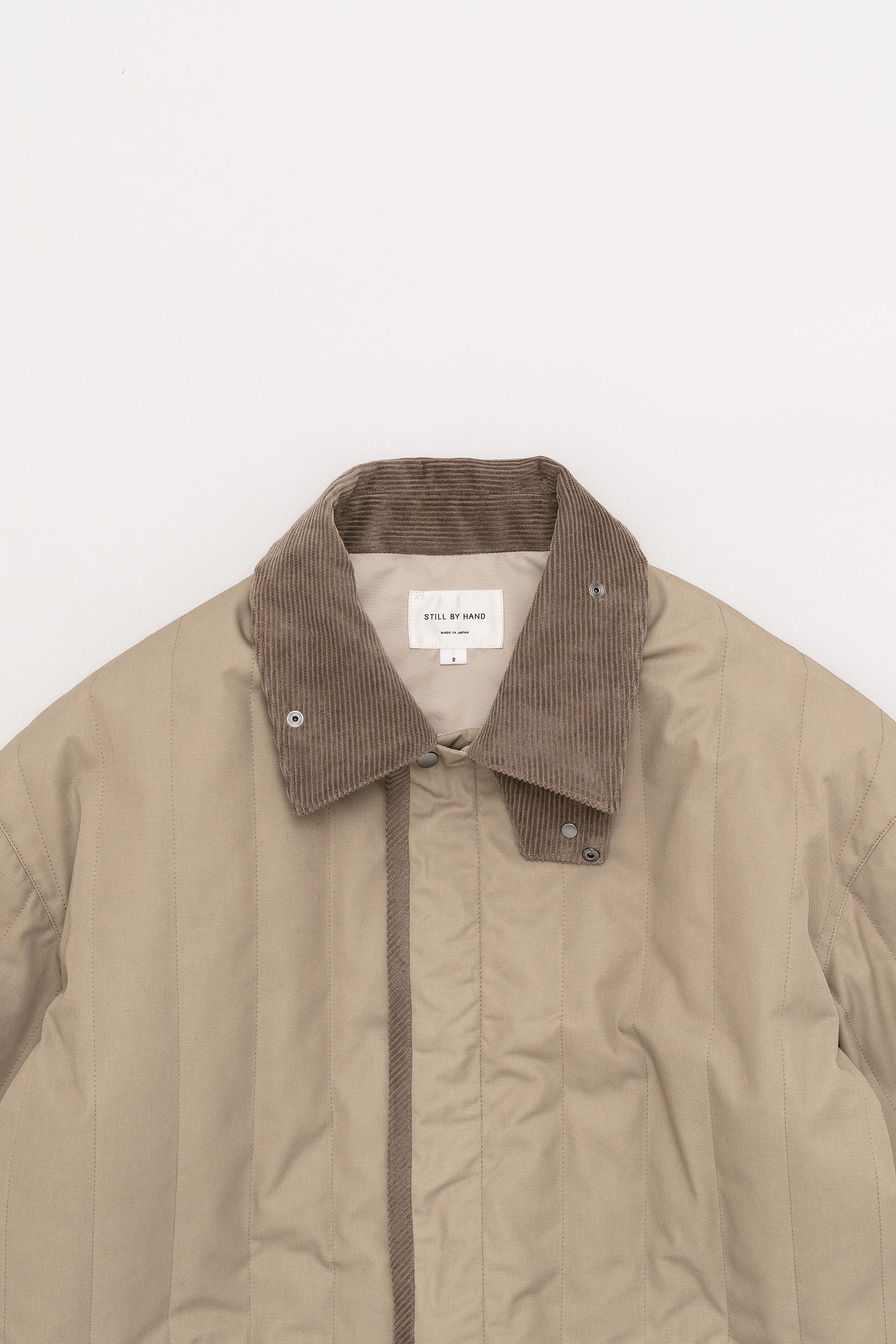 ＜STILL BY HAND＞ C/N COCOON CT/コート STILL BY HAND もちっとした特殊コットンのフーデッドコート