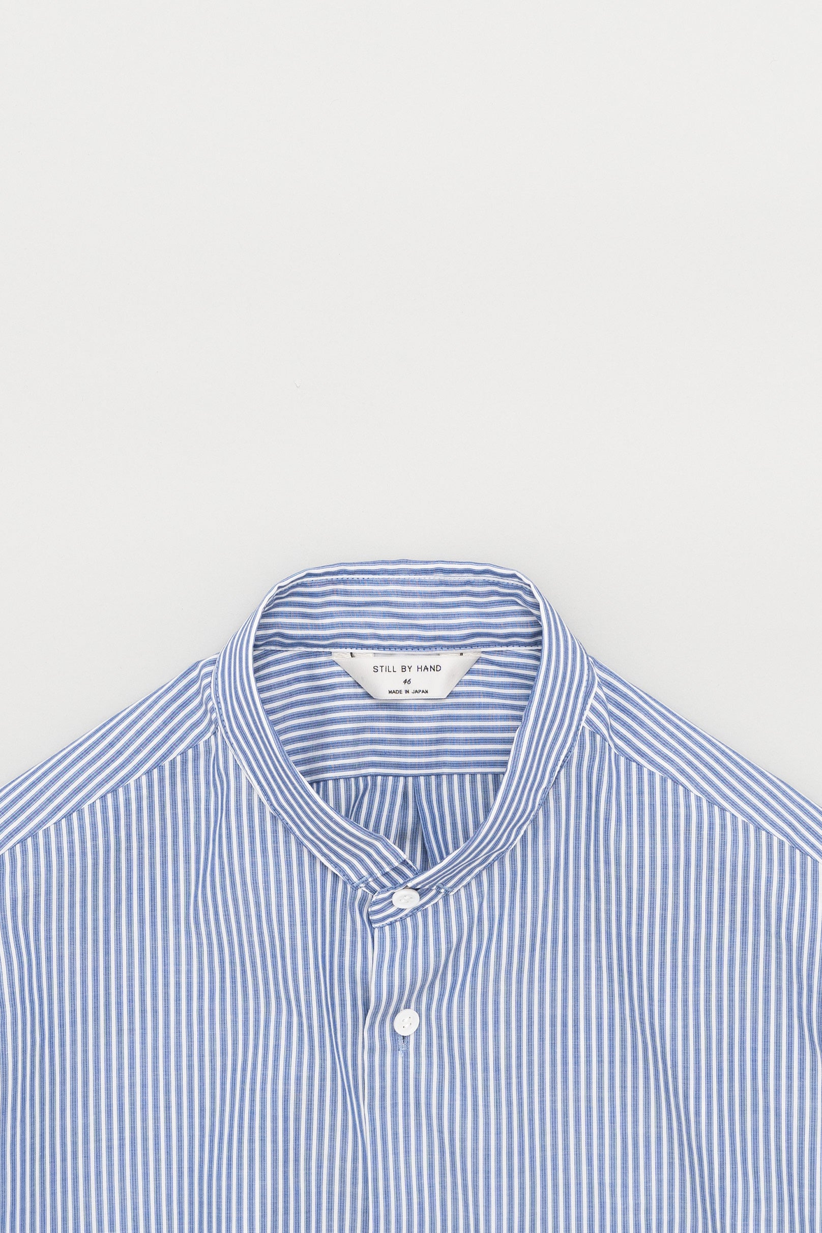 即購入可スティルバイハンド STILL BY HAND ブルーストライプシャツ 楽天市場】【SALE！30%OFF】スティルバイハンド STILL BY HAND