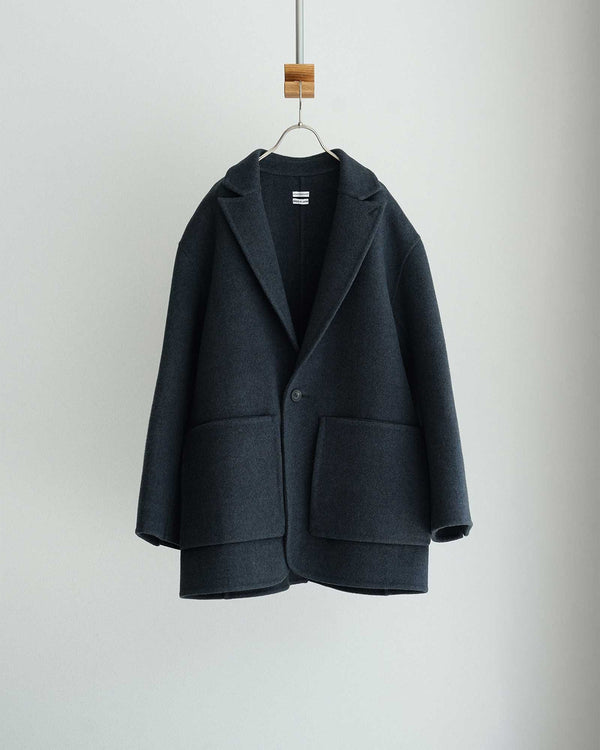 POSTELEGANT / Extra Fine Wool Rever Short Coat