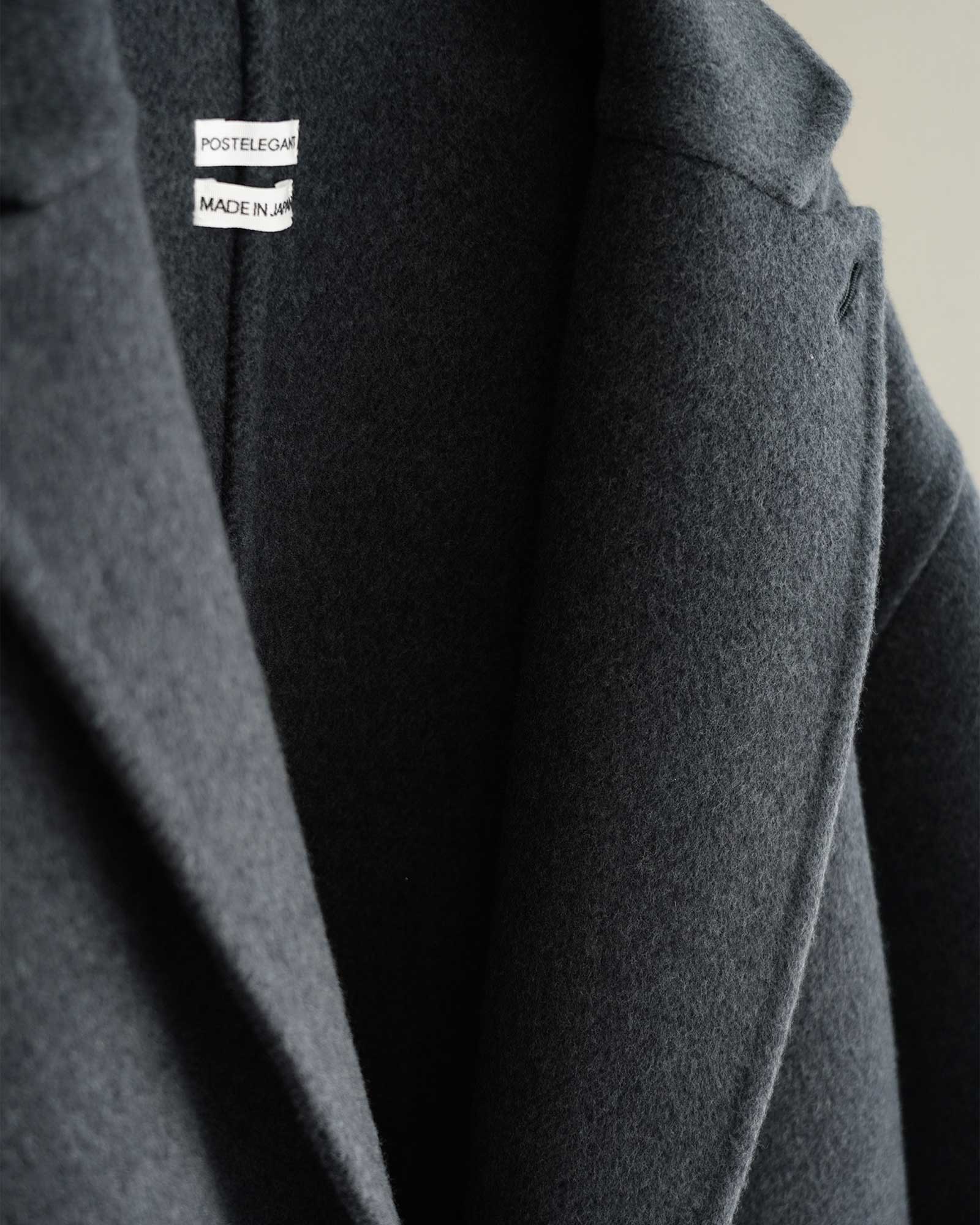 POSTELEGANT ( ポステレガント ) / Extra Fine Wool Rever Short Coat
