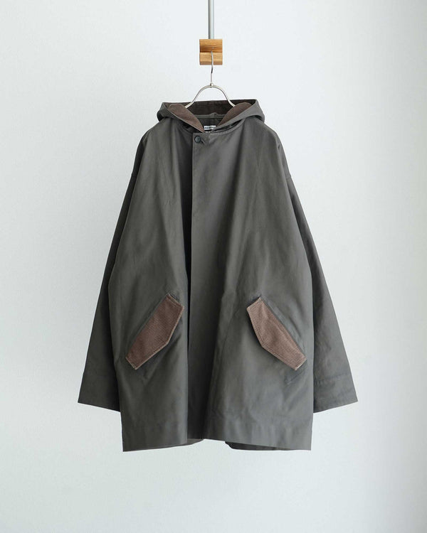 POSTELEGANT / Cotton OX Hooded Short Coat