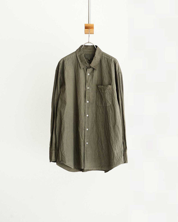 YOKO SAKAMOTO /  REGULAR COLLAR SHIRT (MUGWORT)