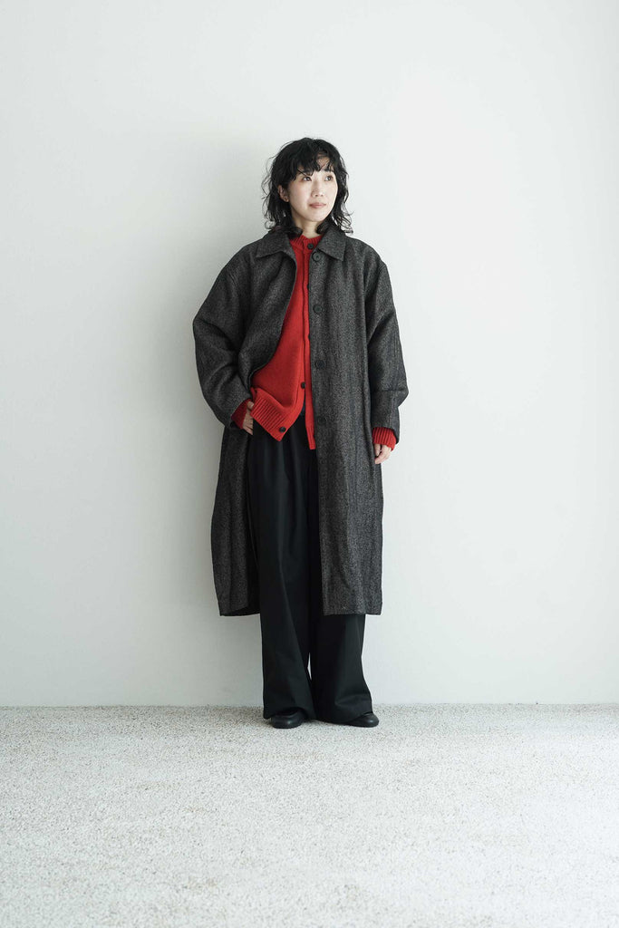 Yoko Sakamoto KASURI over coat サイズL YOKO SAKAMOTO (ヨーコサカモト）/ KASURI OVER COAT / STYLE – style