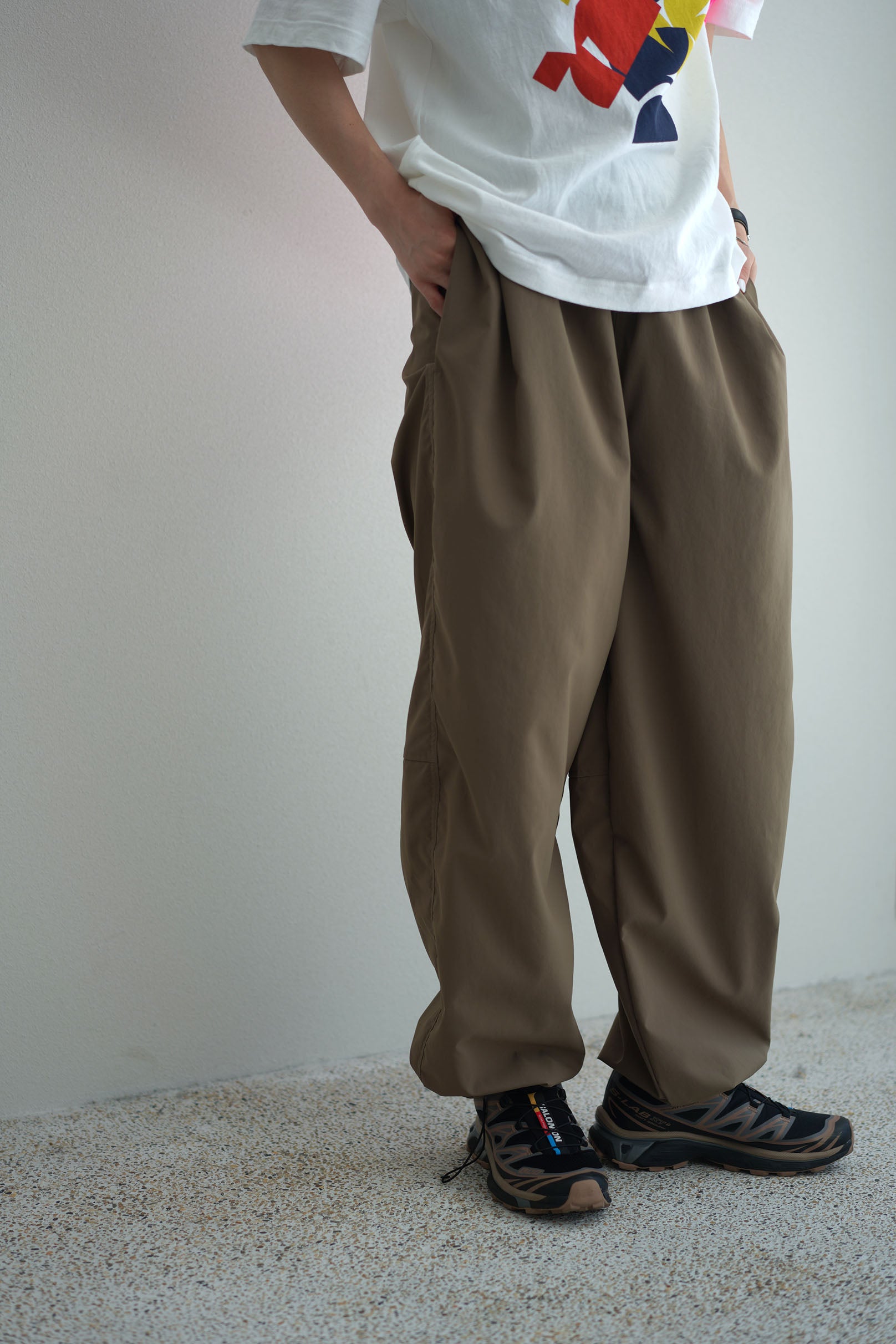 パンツ STILL BY HAND / PT03251 INK BLACK / 46 STILL BY HAND スティルバイハンド｜エアリーワイドパンツ