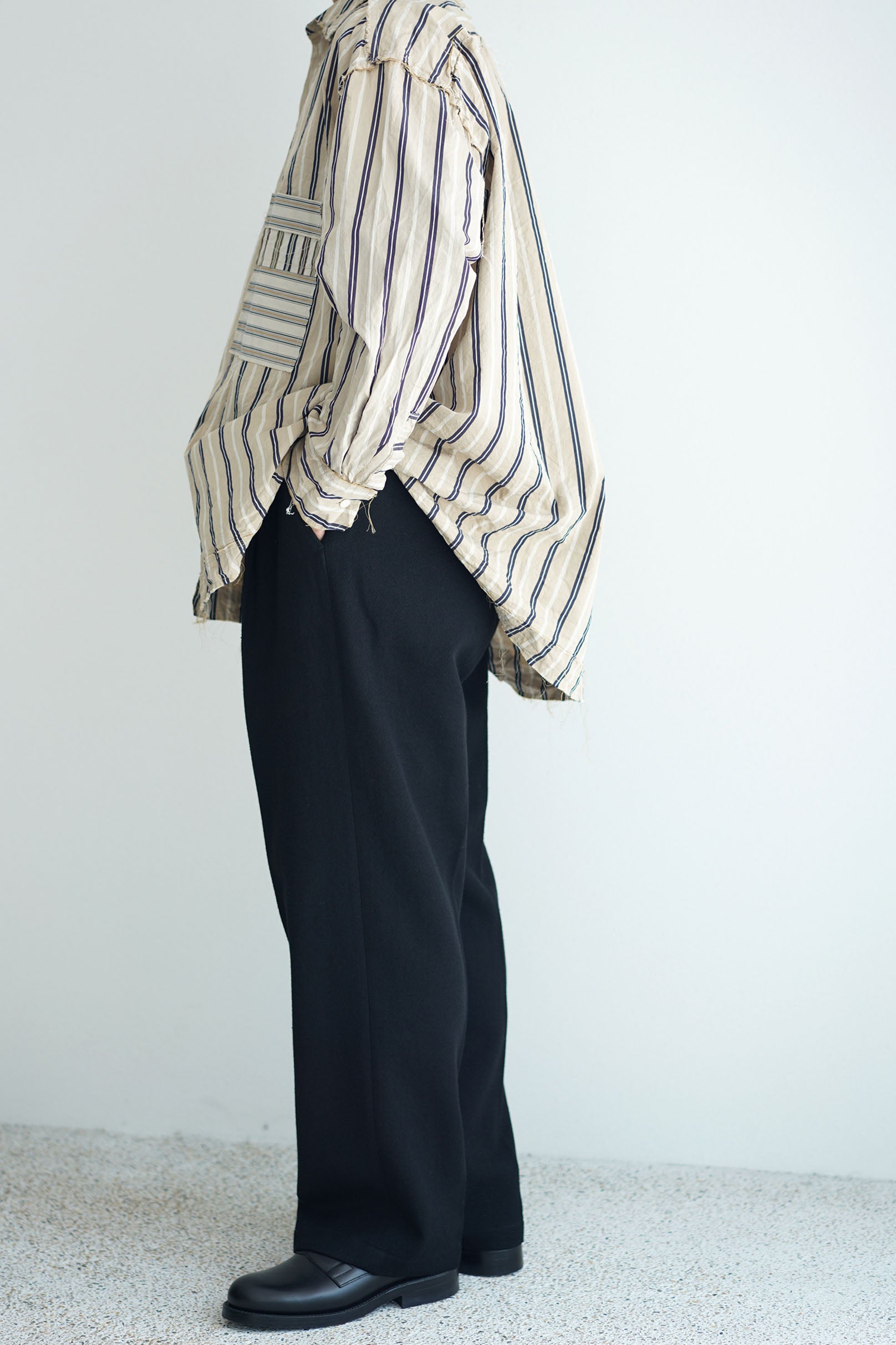 CASEY CASEY ( ケイシーケイシー）/ HAMNET SHIRT RAW EDGE / シャツ