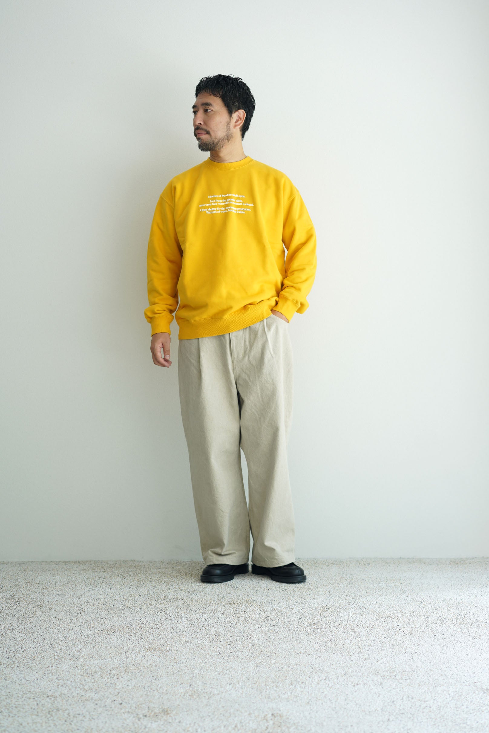 HEDMAYNER ヘドメイナー変形スウェット HED MAYNER（ヘドメイナー）の「【HED MAYNER】WIDE COLLAR