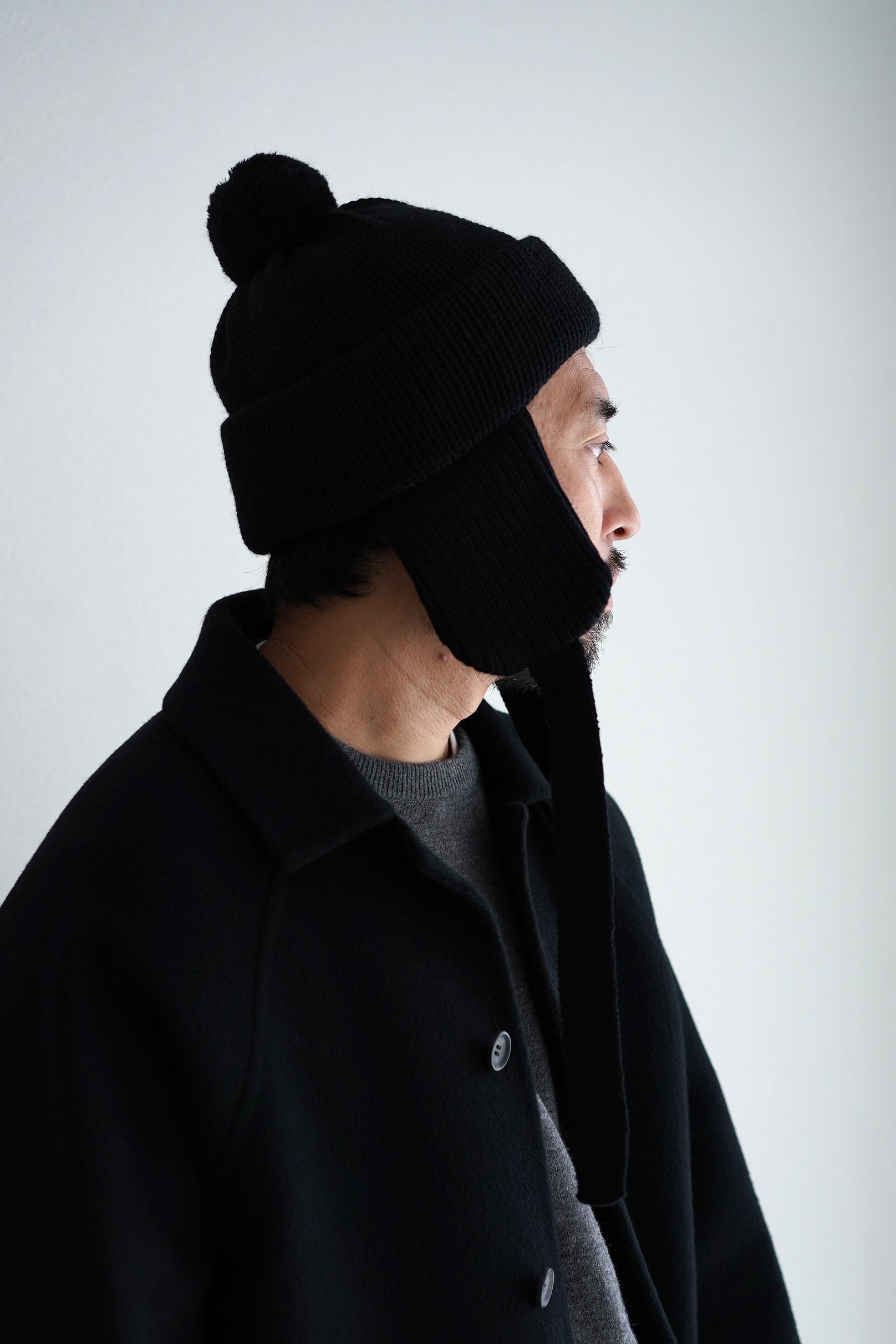 COMESANDGOES (カムズアンドゴーズ) / WOOL STANDARD KNIT(梵天,耳付き