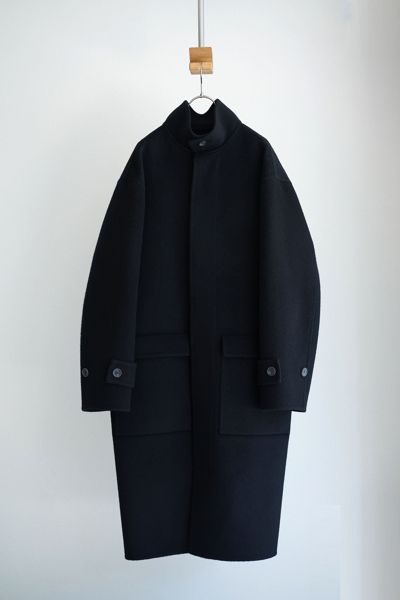 POSTELEGANT ( ポステレガント ) / WOOL REVER STAND COLLAR COAT
