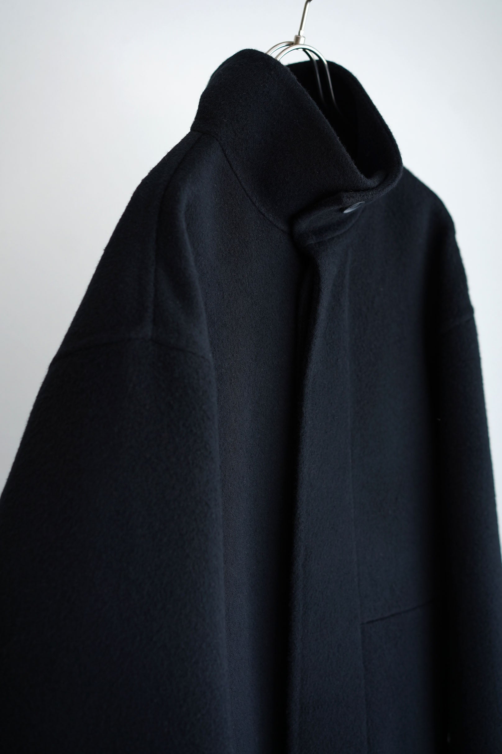POSTELEGANT ( ポステレガント ) / WOOL REVER STAND COLLAR COAT
