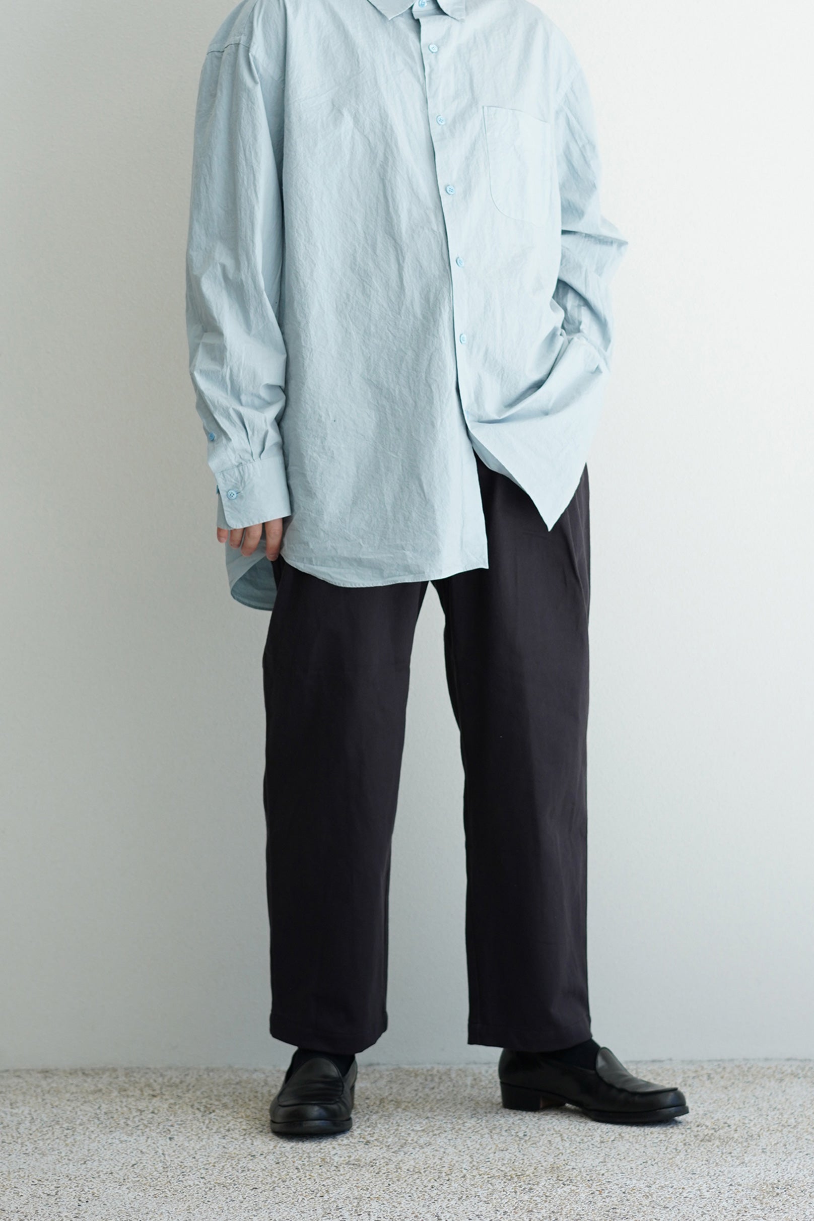 【新品未使用】26SS YOKO SAKAMOTO レギュラーカラーシャツ M YOKO SAKAMOTO (ヨーコサカモト) / REGULLAR COLLAR SHIRT / シャツ