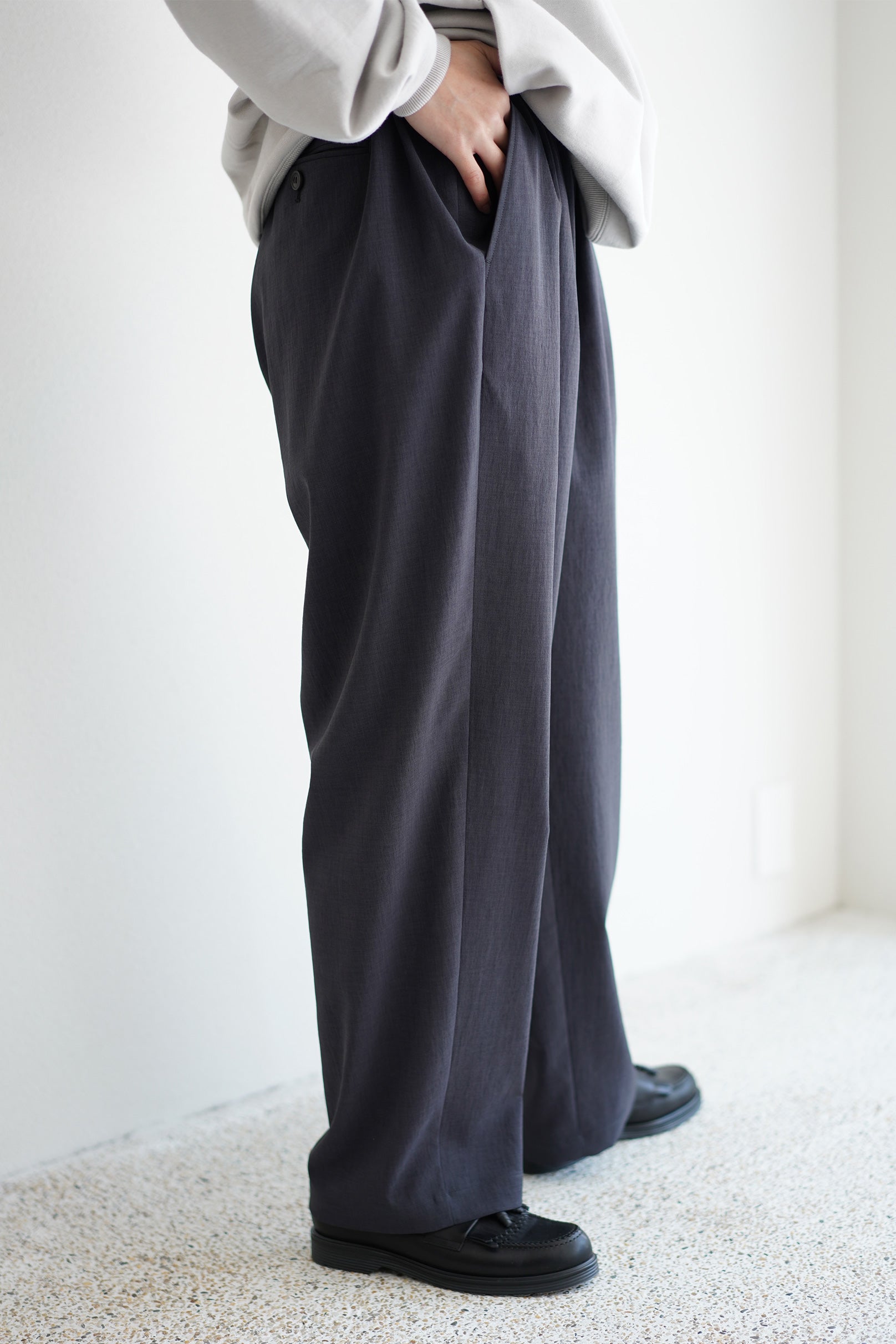 スラックス　26ss YOKO SAKAMOTO ( ヨーコサカモト ) / RELAX EASY PANTS / 26SS – style