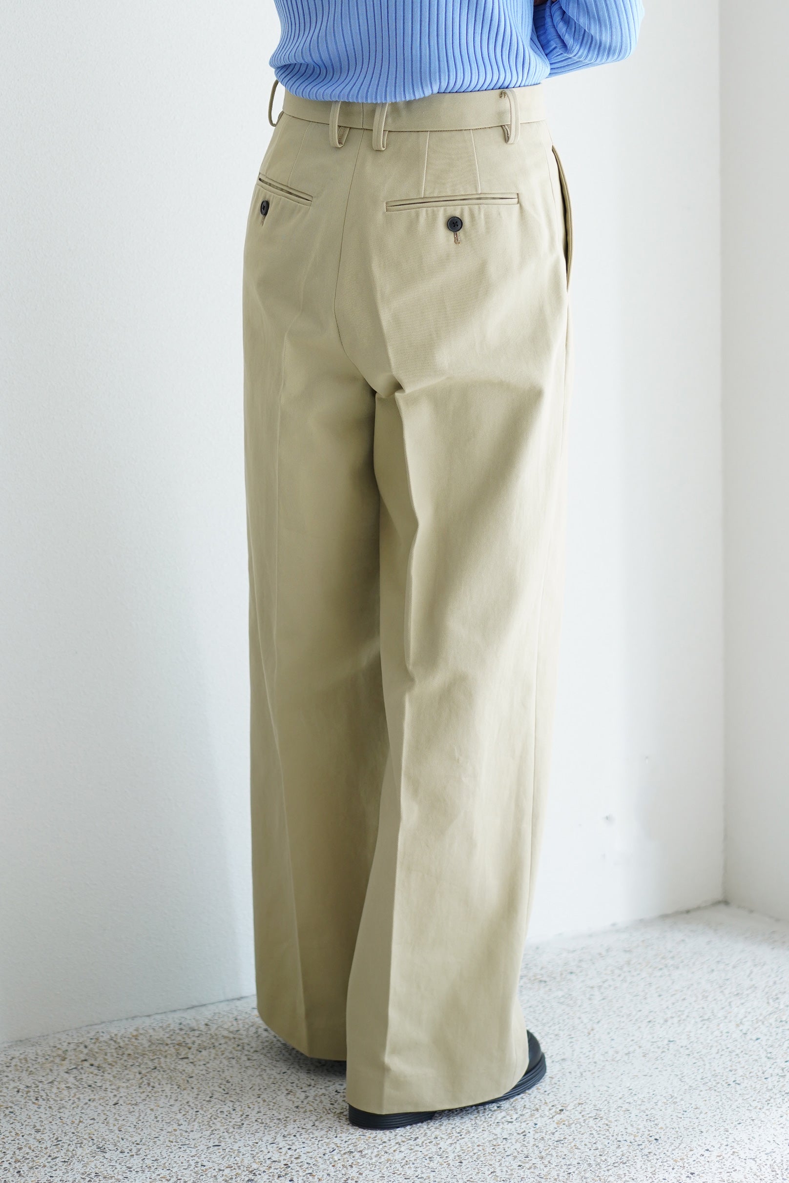 YLÈVE ( イレーヴ )/ FINX COTTON CHINO TR / パンツ – style department_
