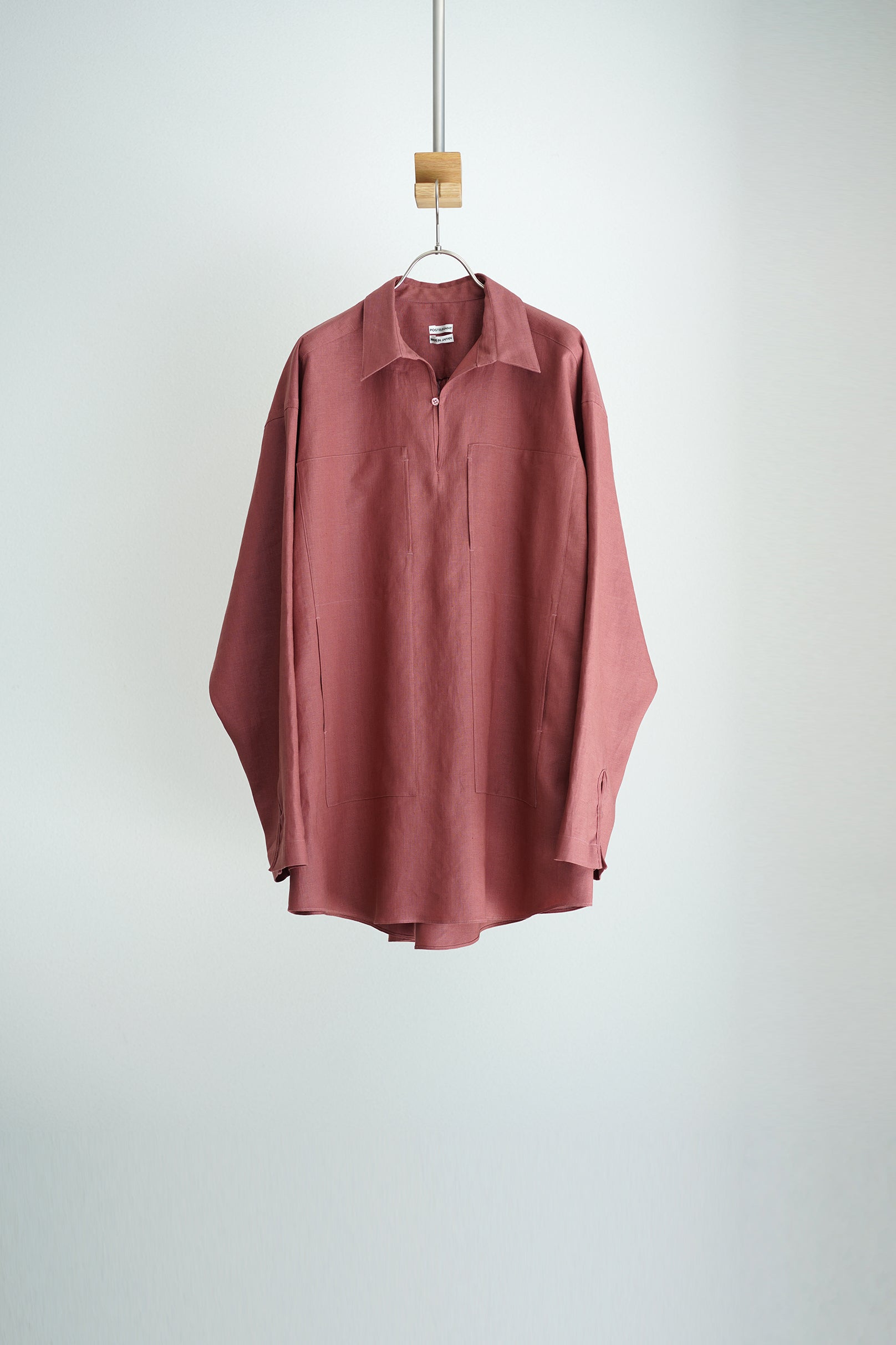 トップス postelegant linen pullover POSTELEGANT ( ポステレガント ) / LINEN GATHERED PULL-OVER SHIRT