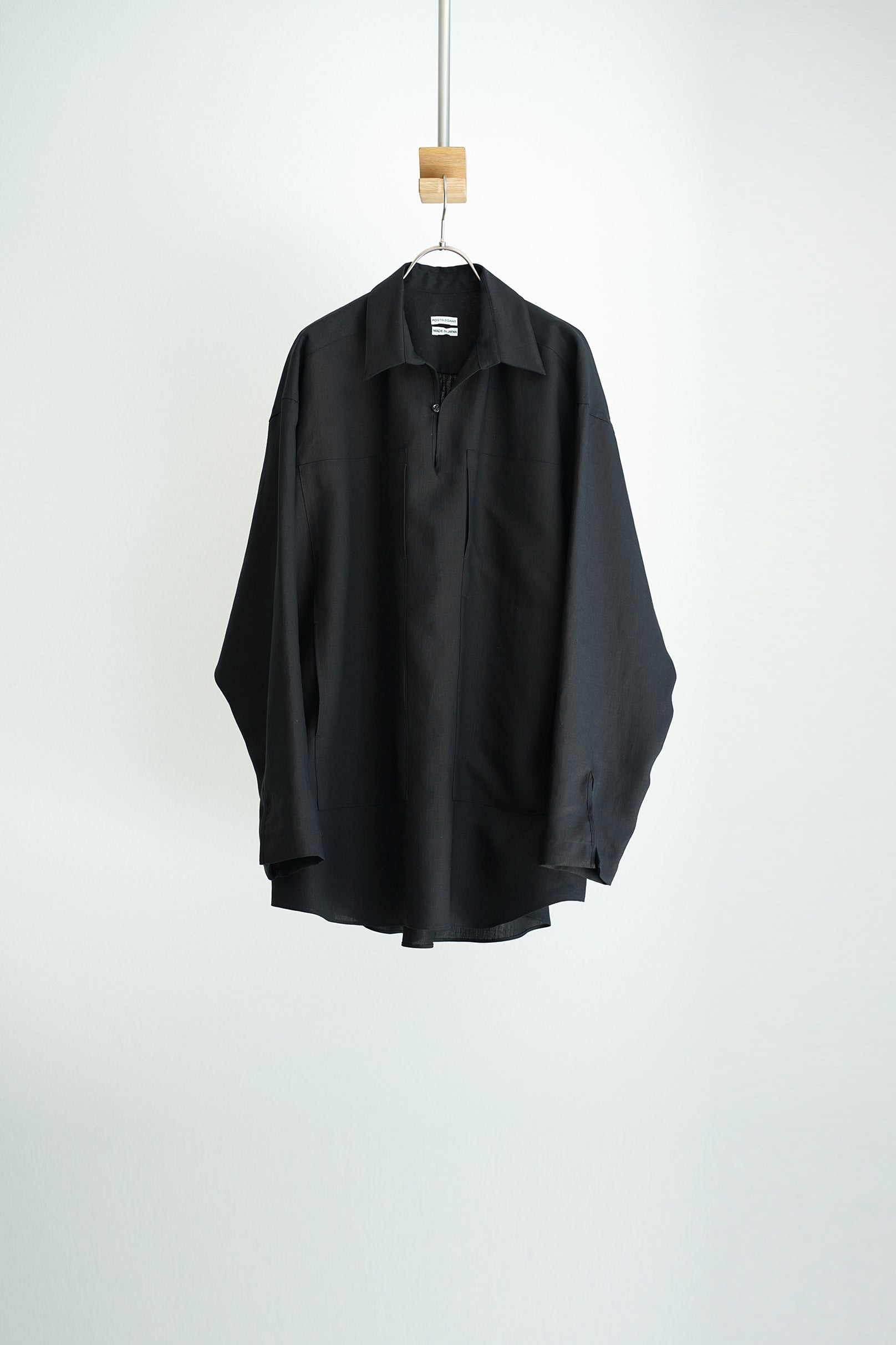 POSTELEGANT ( ポステレガント ) / LINEN GATHERED PULL-OVER SHIRT