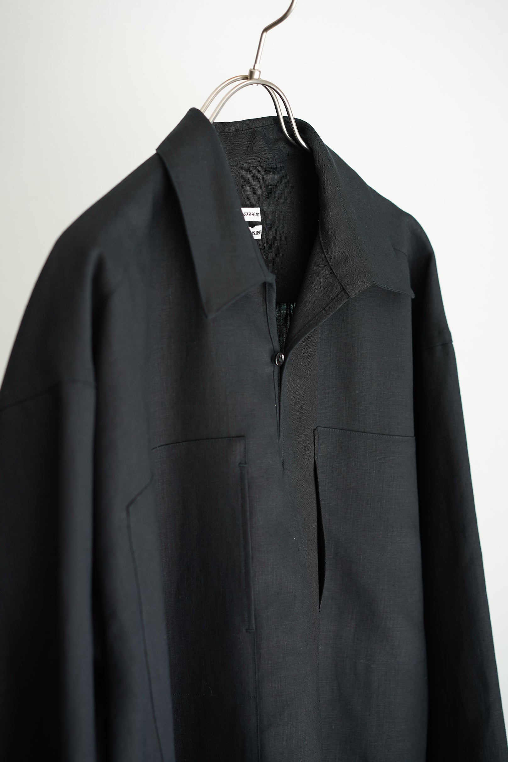 POSTELEGANT ( ポステレガント ) / LINEN GATHERED PULL-OVER SHIRT