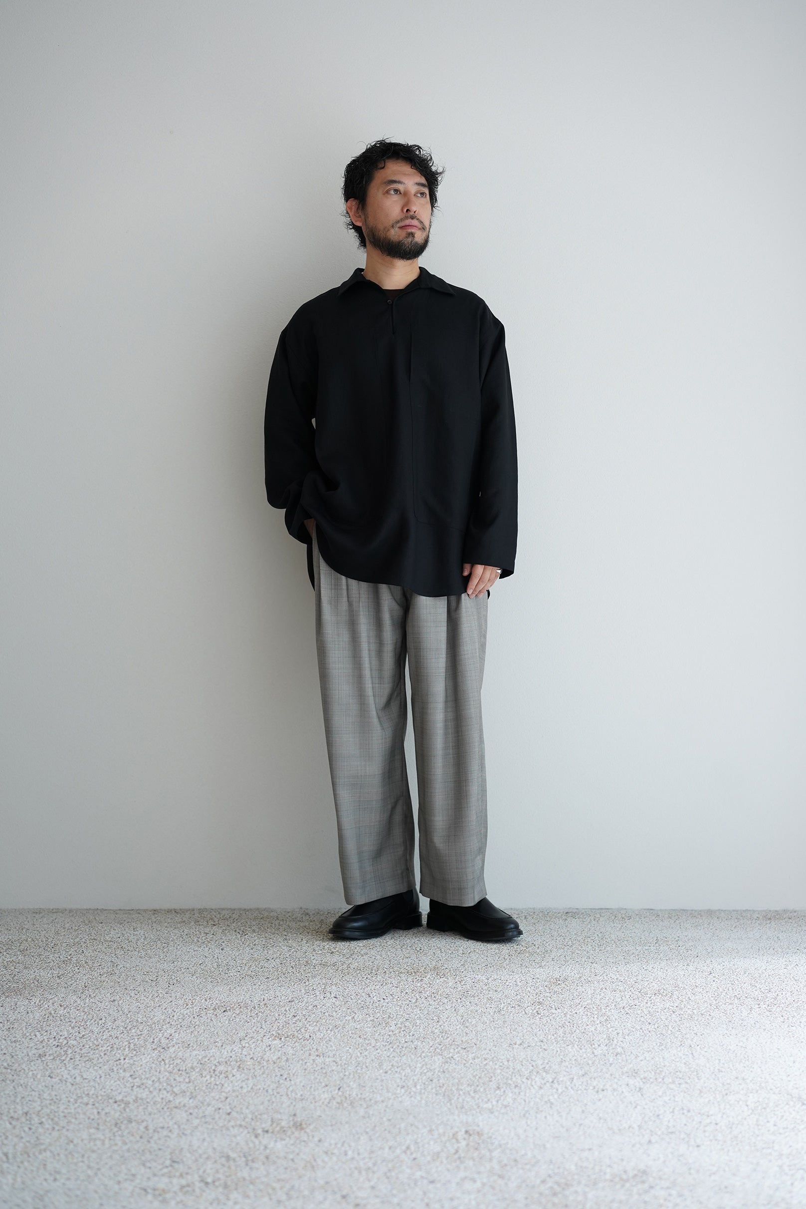 HED MAYNER (ヘドメイナー）/ FRESH WOOL CHECK PANTS / STYLE – style
