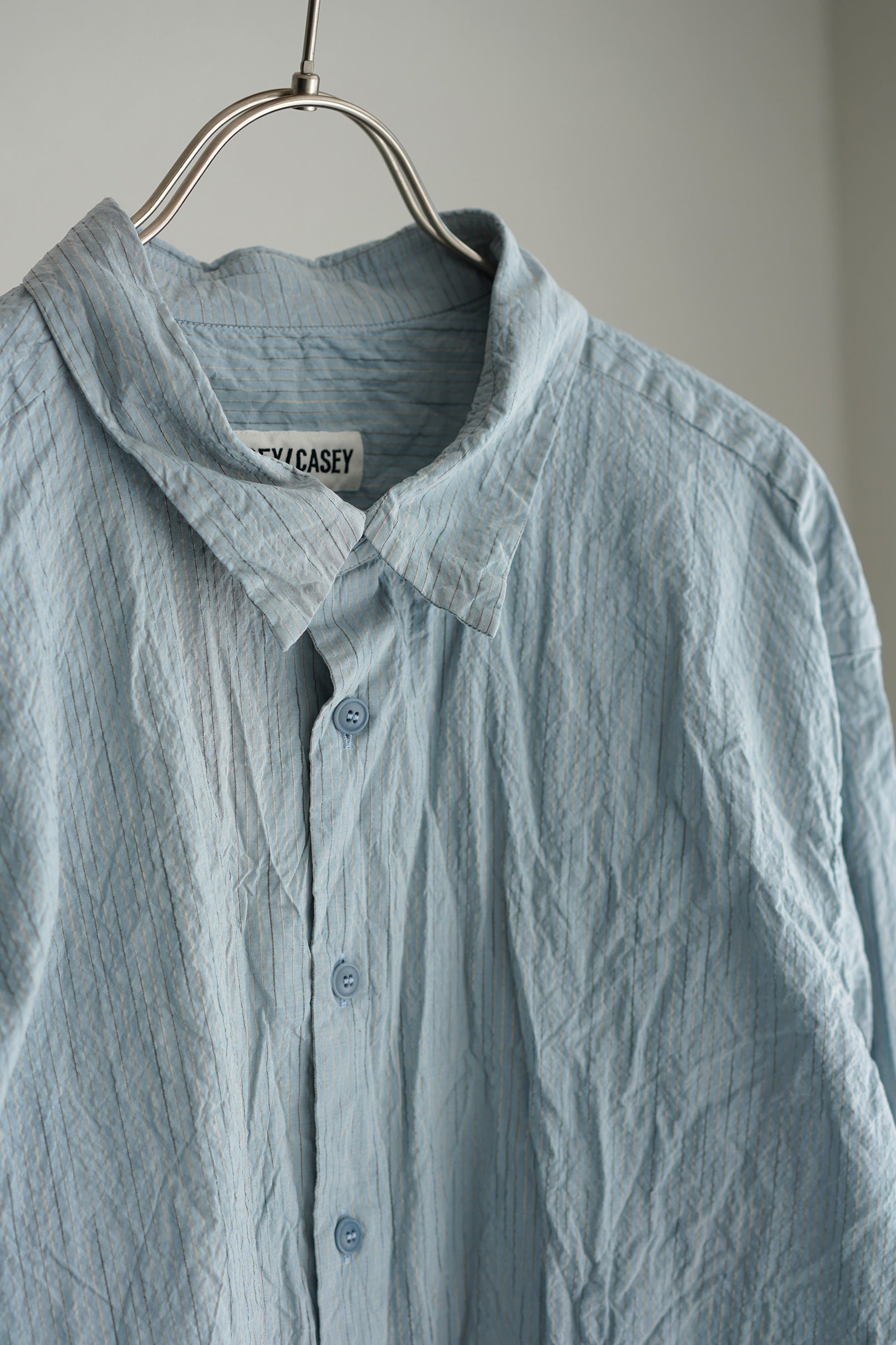 CASEY CASEY ( ケイシーケイシー）/ FABIANO SHIRT / WIND STRIPE