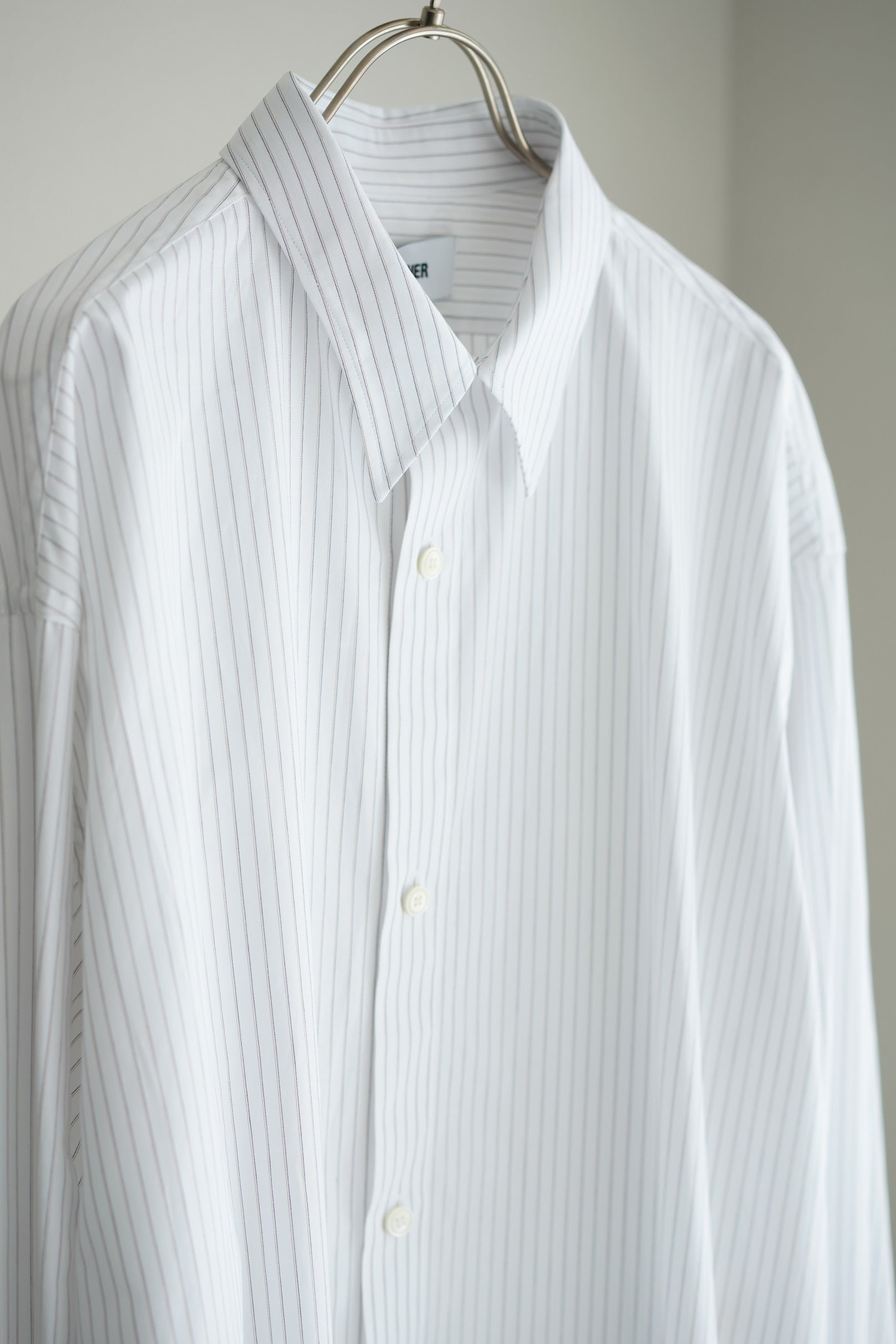 HED MAYNER / PIN STRIPED COTTON SHIRT/ SS26 – style department_
