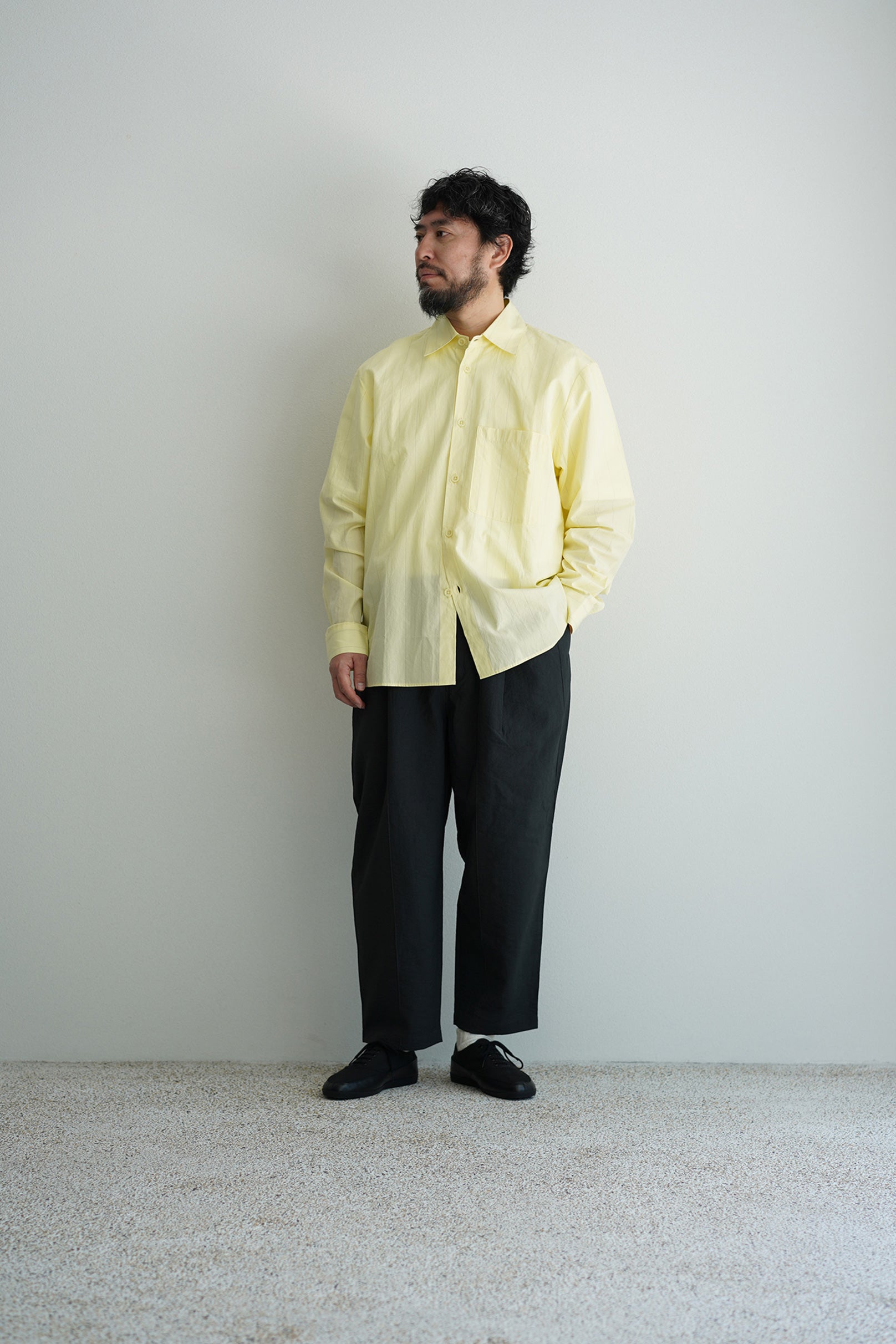 MAN-TLE ( マントル )/ OD Shirt / R20S4 / Yellow Pin / STYLE