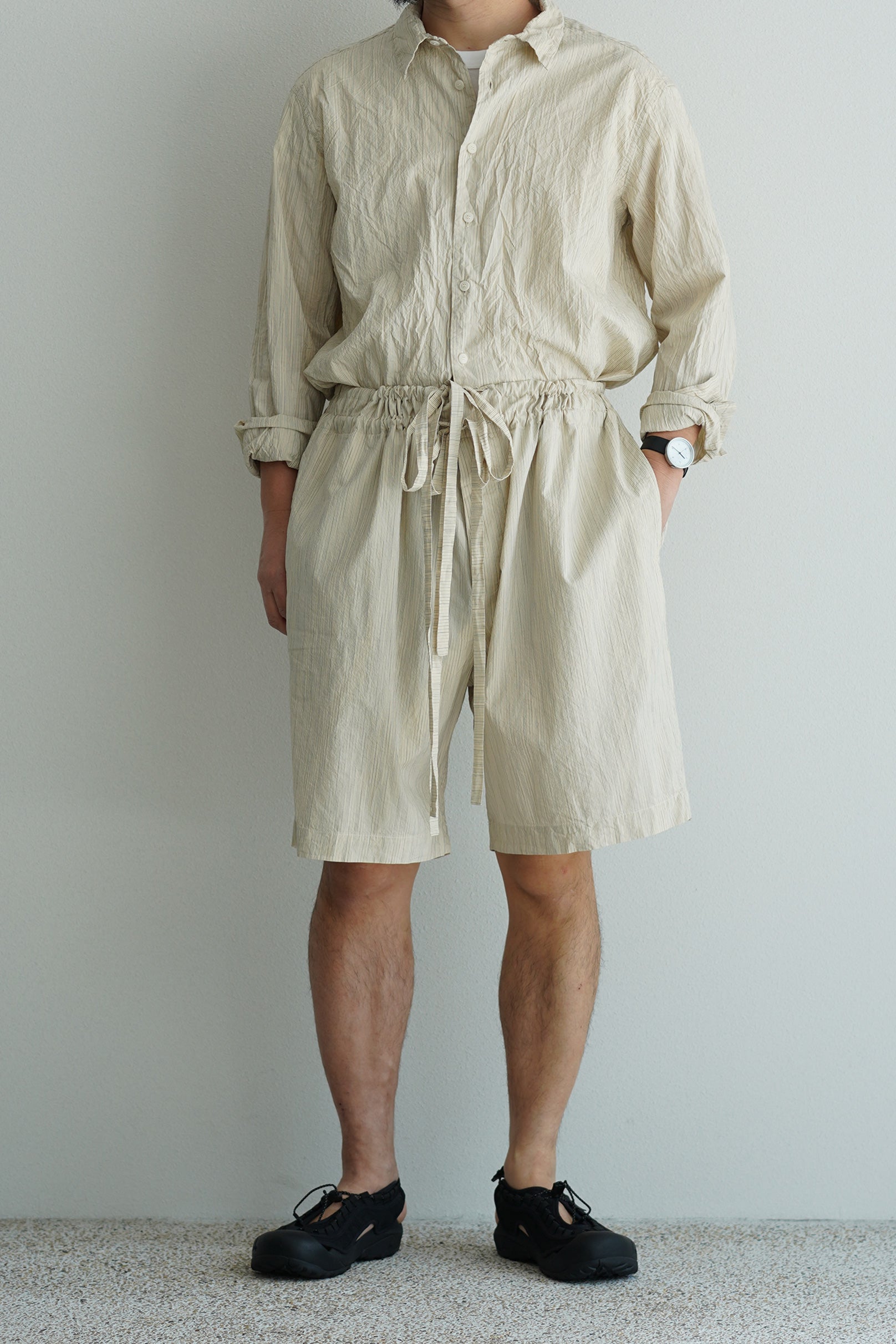 CASEY CASEY ( ケイシーケイシー）/ FABIANO SHIRT / WIND STRIPE