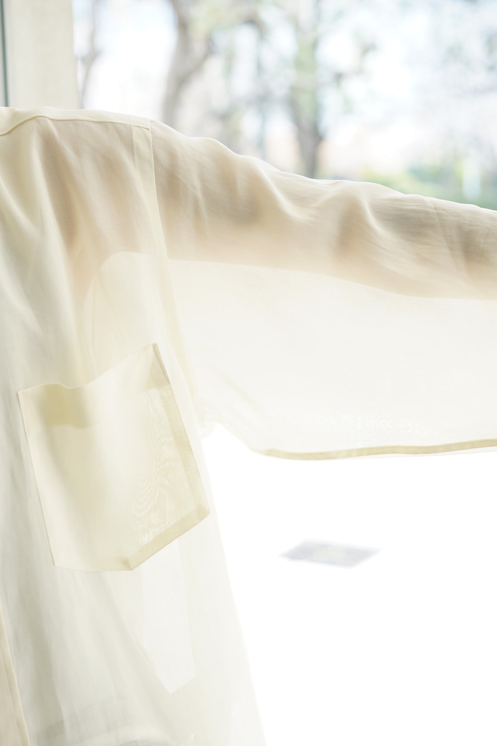 YLÈVE ( イレーヴ )/ COTTON VOILE LAWN LONG SLEEVE SH / シャツ 