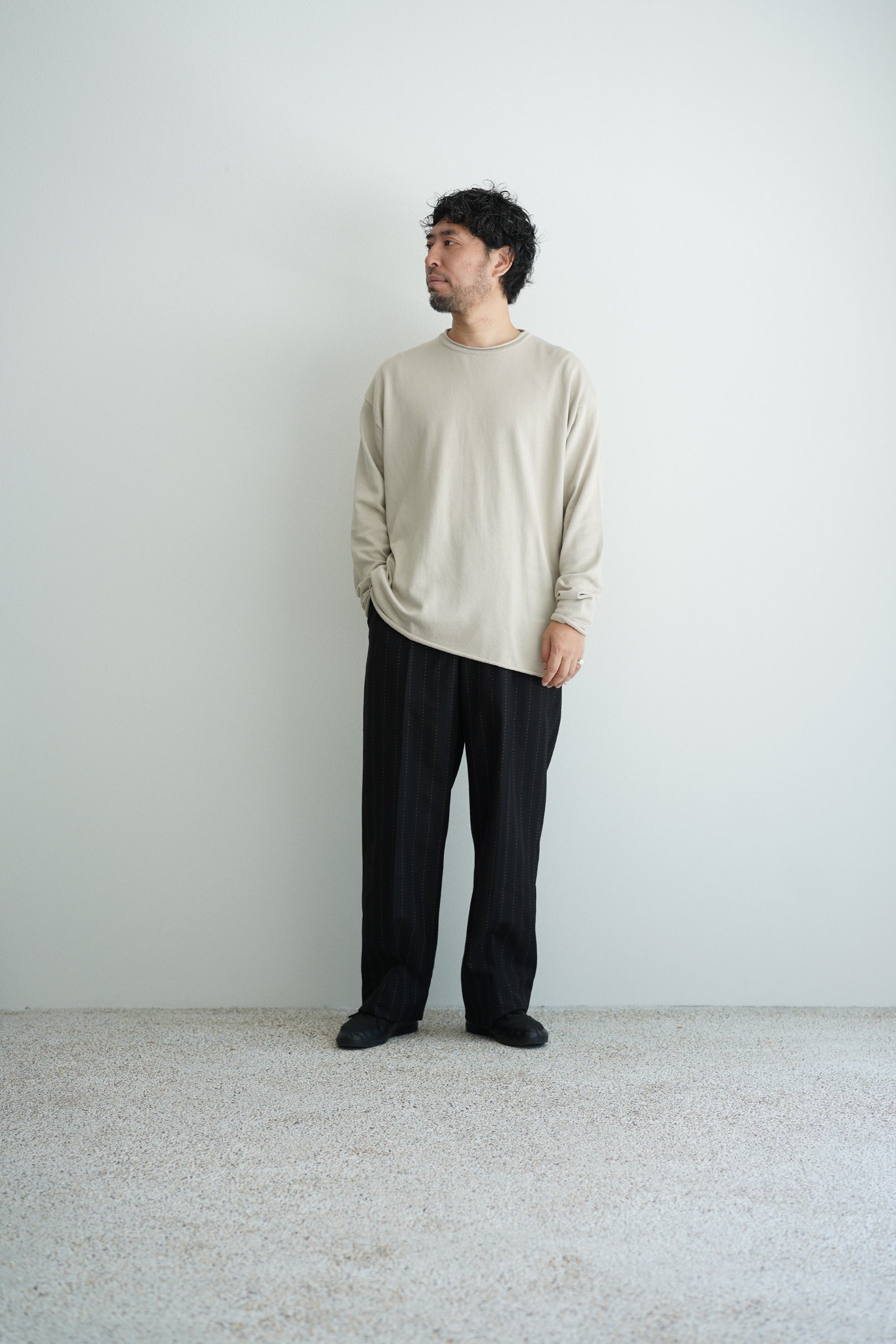 POSTELEGANT ( ポステレガント ) / COTTON SILK KNIT PULL-OVER