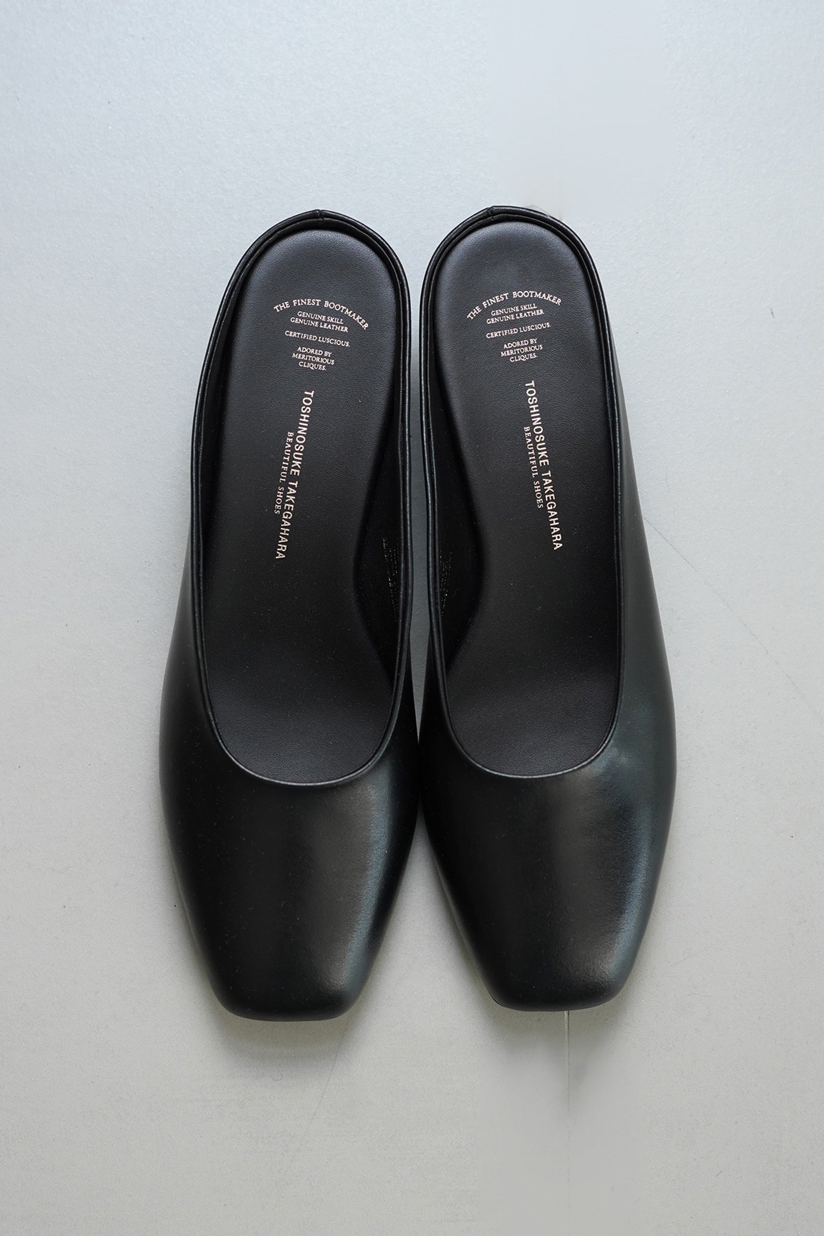 ビューティフルシューズ LEATHER MULE レザーミュール 24.0 BEAUTIFUL SHOES ( ビューティフルシューズ ) / SQUARE MULE / レザー