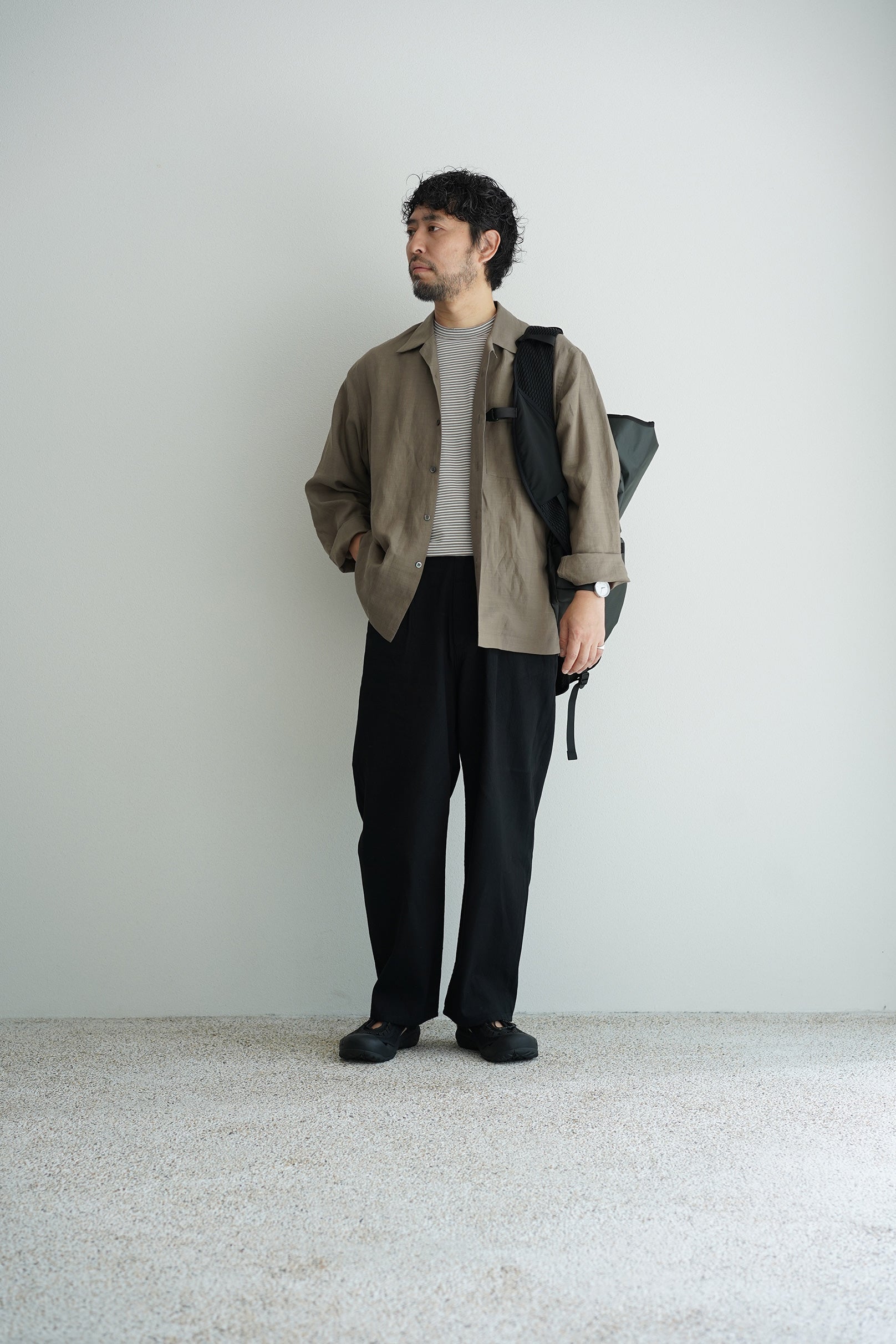 YOKO SAKAMOTO プルオーバー リバーシブル ブラック カーキ osaka / YOKO SAKAMOTO ( ヨーコサカモト ) NEW ITEM – style department_