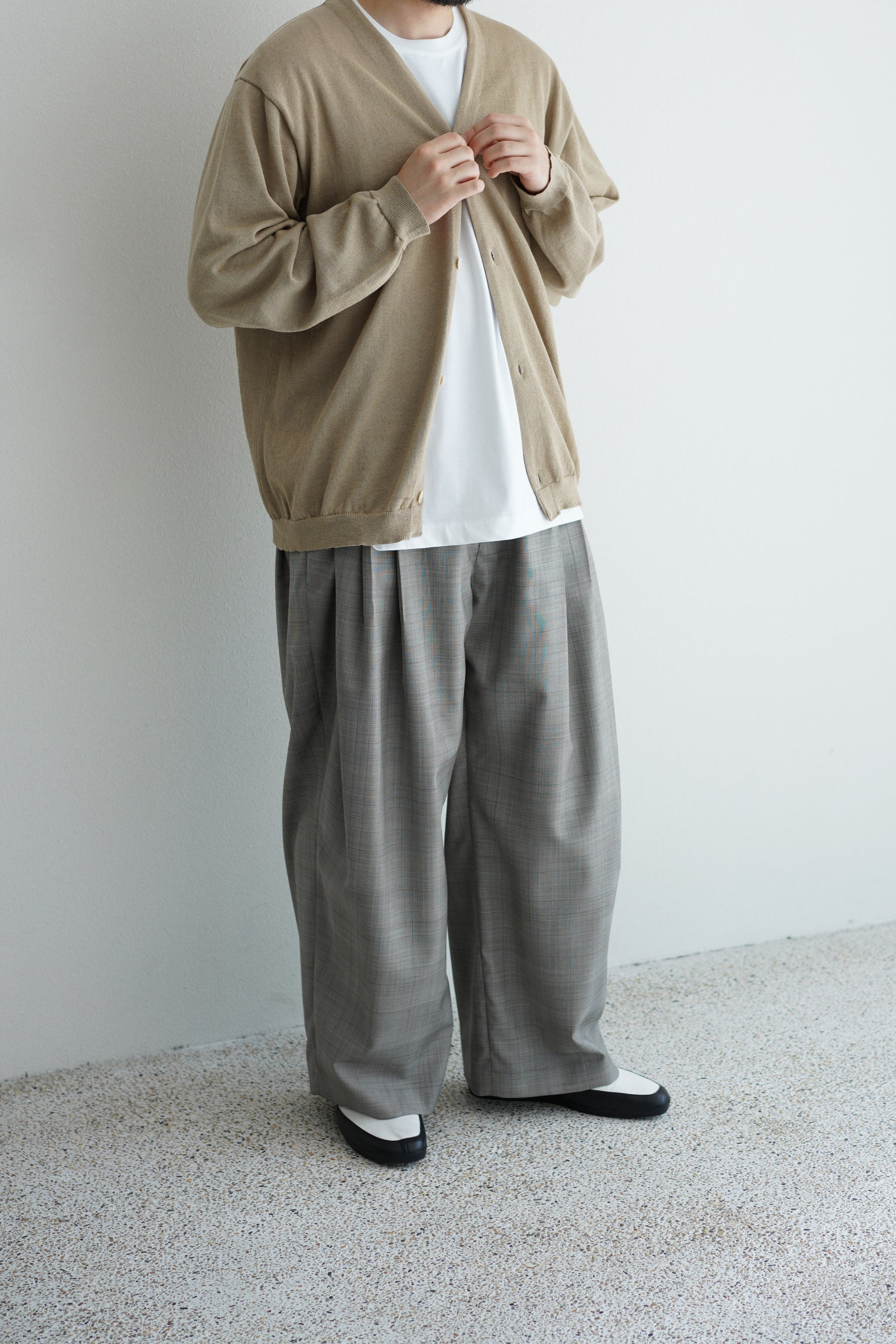 still by hand ニットジャケット KN03211 ネイビー still by hand