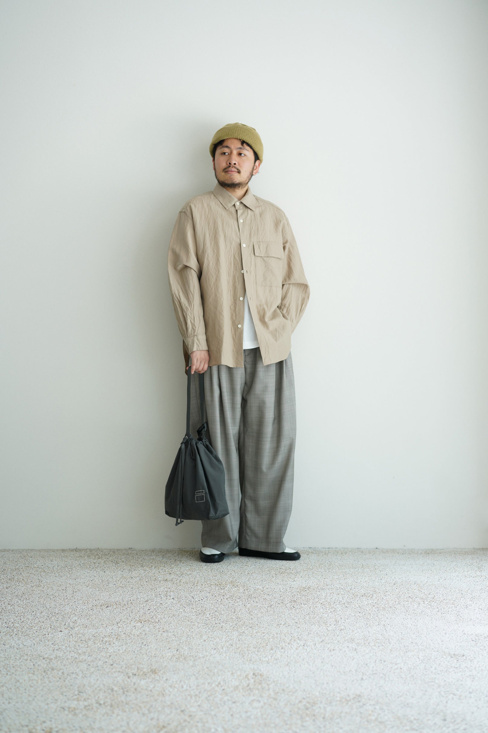 YOKO SAKAMOTO (ヨーコサカモト）/ KASURI OVER COAT / STYLE – style