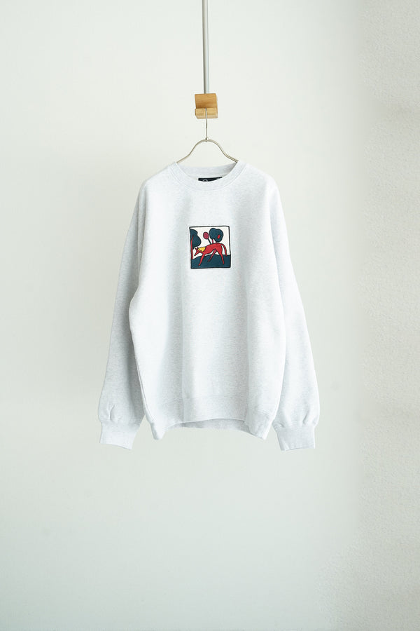 by Parra / Long lost leg crew neck sweatshirt