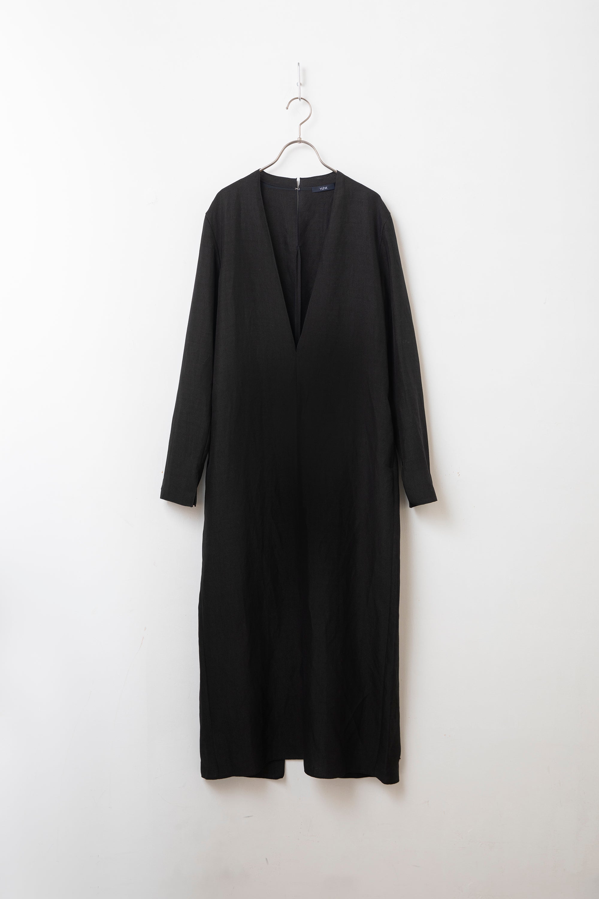 タグ付未使用◆ハイデンシティーコットンタイプライターロングシャツ0 YLEVE タグ付未使用◇ハイデンシティーコットンタイプライターロング