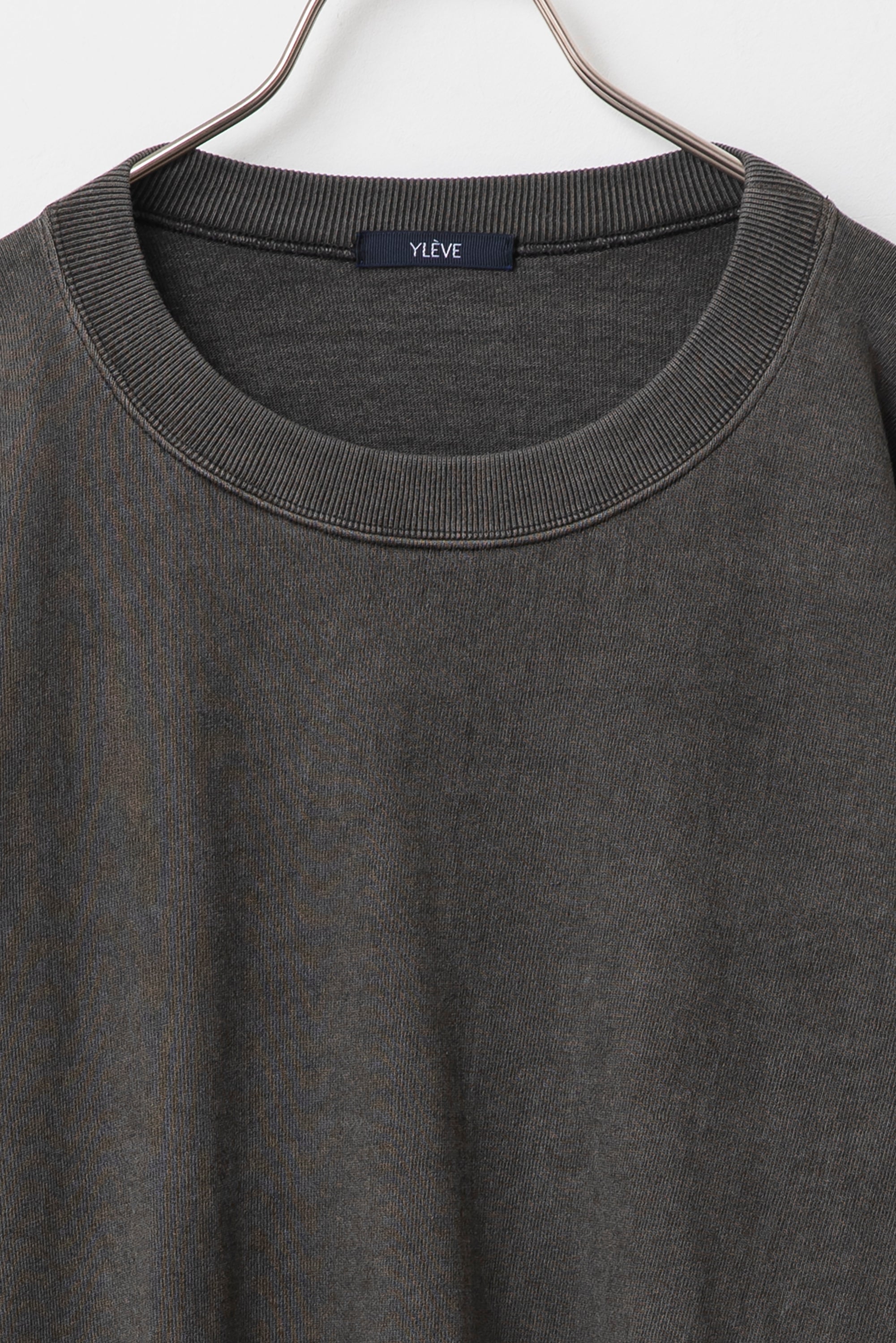 YLÈVE ( イレーヴ )/ OPEN END COTTON PIGMENT DYE P/O / トップス