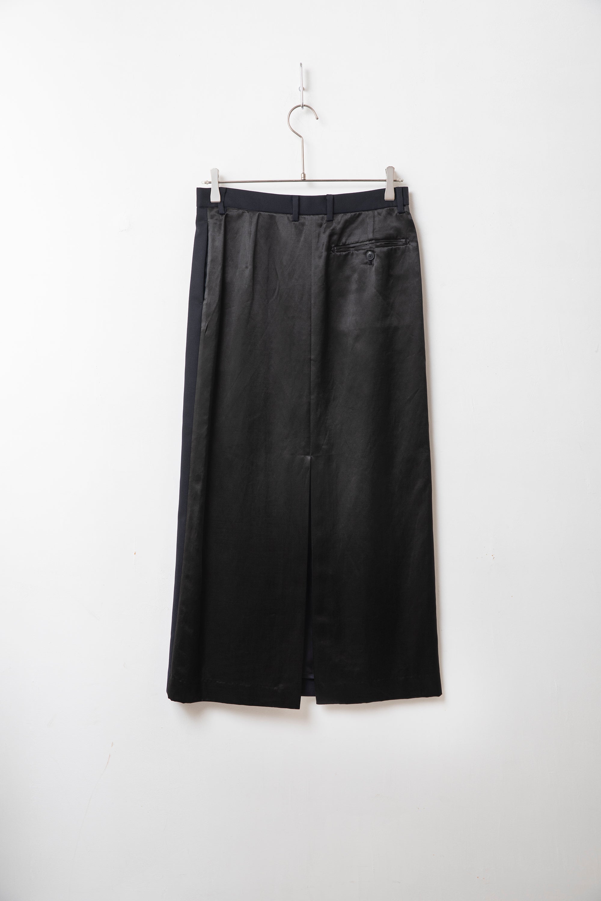 YLÈVE ( イレーヴ )/ WOOL MOHAIR GABA×VISCOSE COTTON SATIN SK