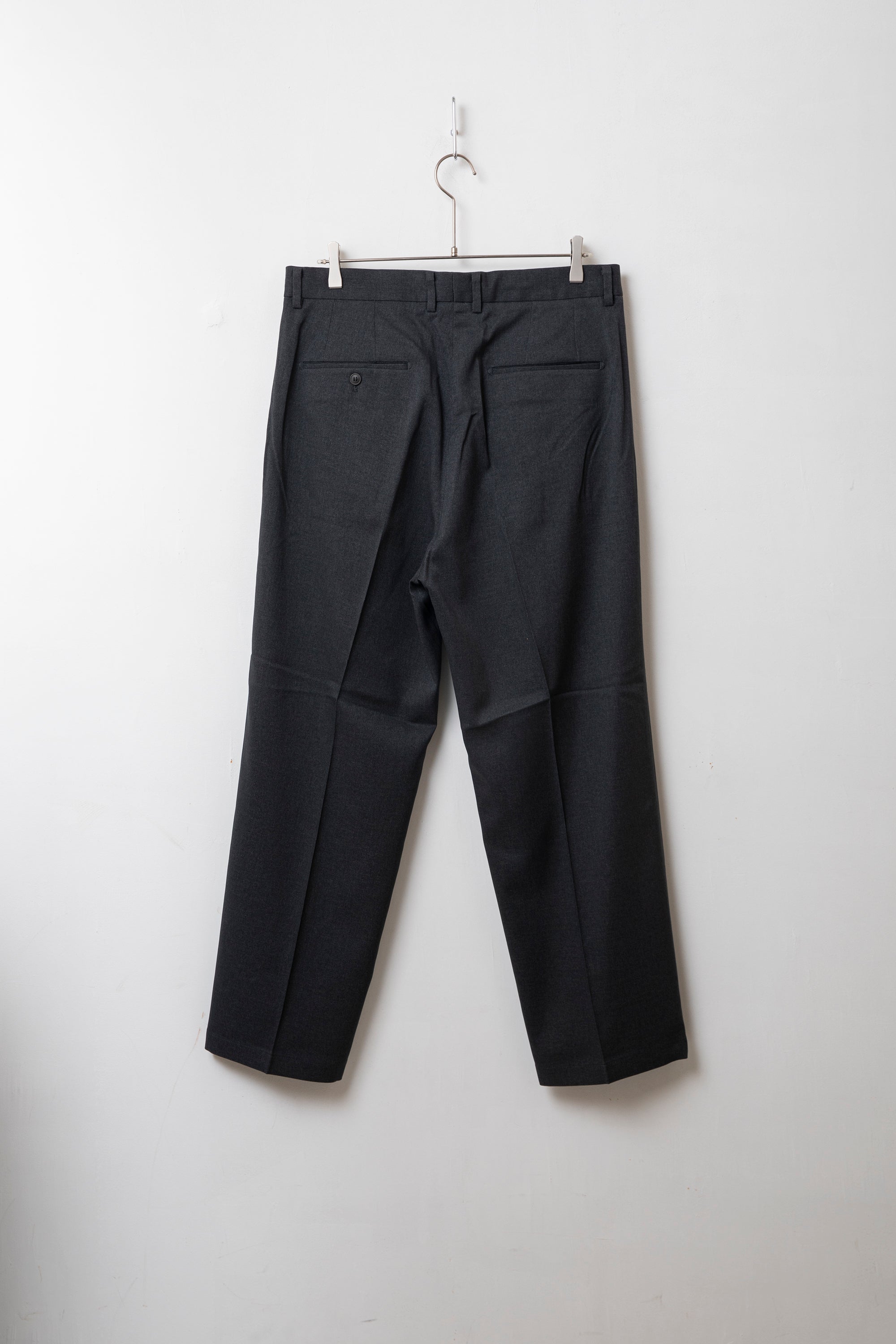 ヨーコサカモト　22SS スーツストレート パンツ YOKO SAKAMOTO ヨーコサカモト WORK TAPERED TROUSERS [WHITE