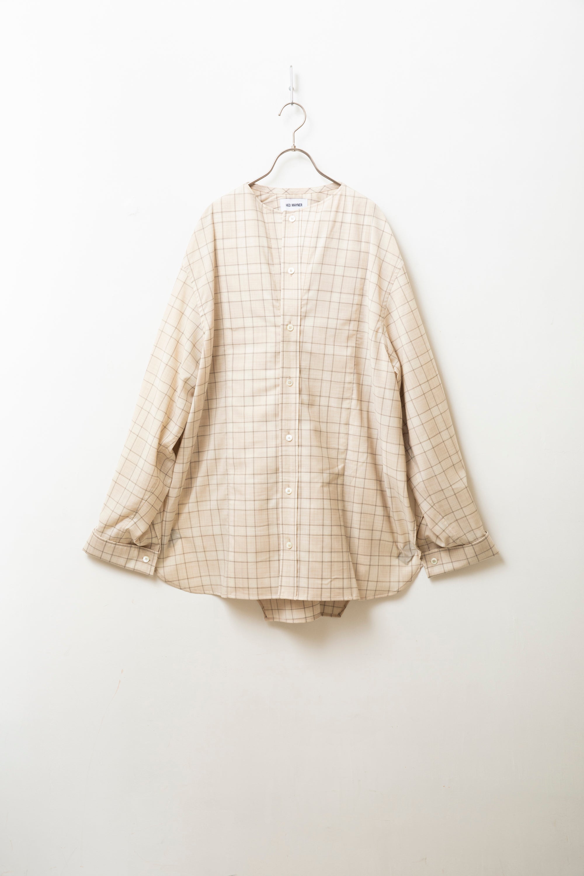 サカナ ヘドメイナースカーフシャツ サカナ ヘドメイナースカーフシャツ HED MAYNER SCARF COLLAR SHIRT