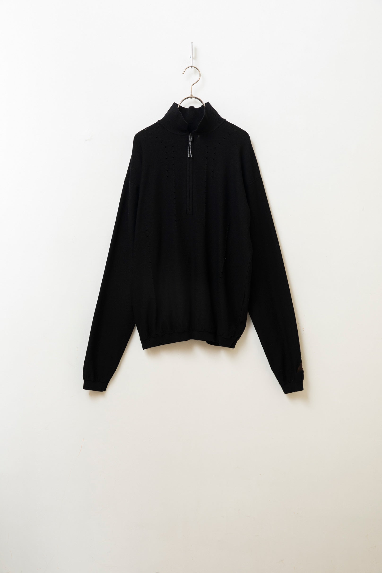 ROA ( ロア ) / Pinched Wool Knit Polo / ニットポロ – style department_