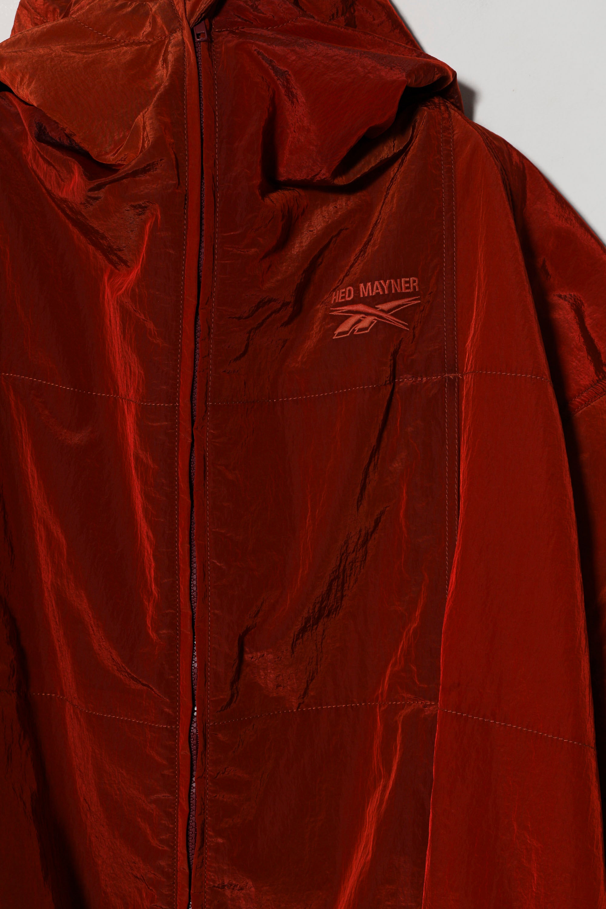 HED MAYNER / HOODED PADDED PARKA RUST (Reebok) – style department_