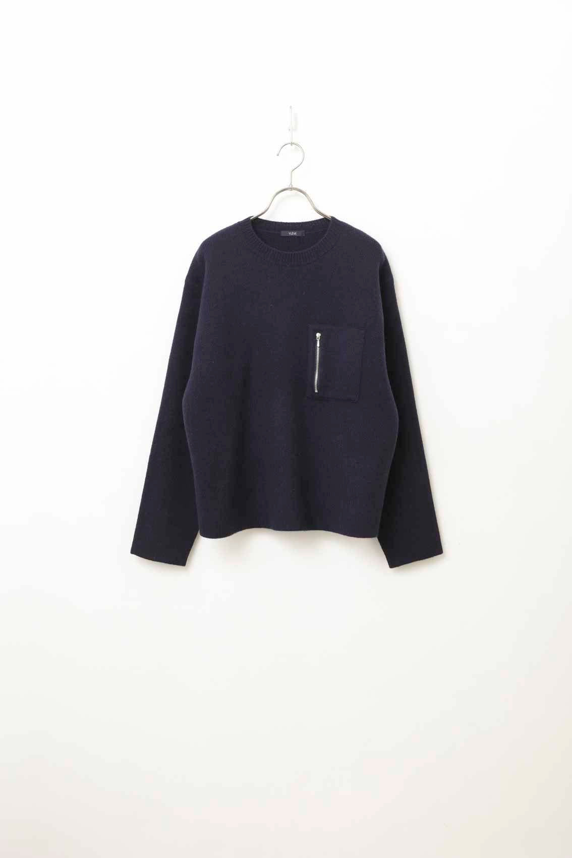 YLÈVE ( イレーヴ ) / PURE WOOL KN P/O / ニット / スウェット